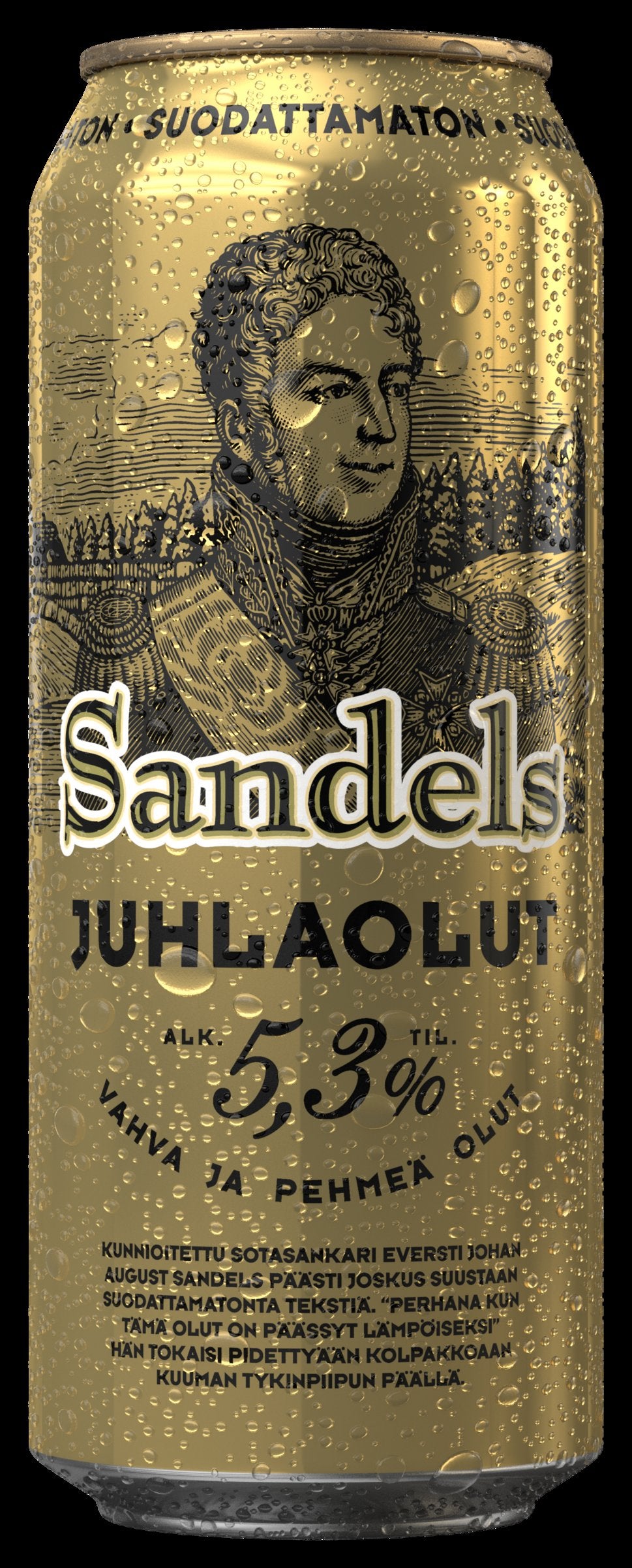 Sandels Juhlaolut Suodattamaton 5,3 % 0,5 l tlk