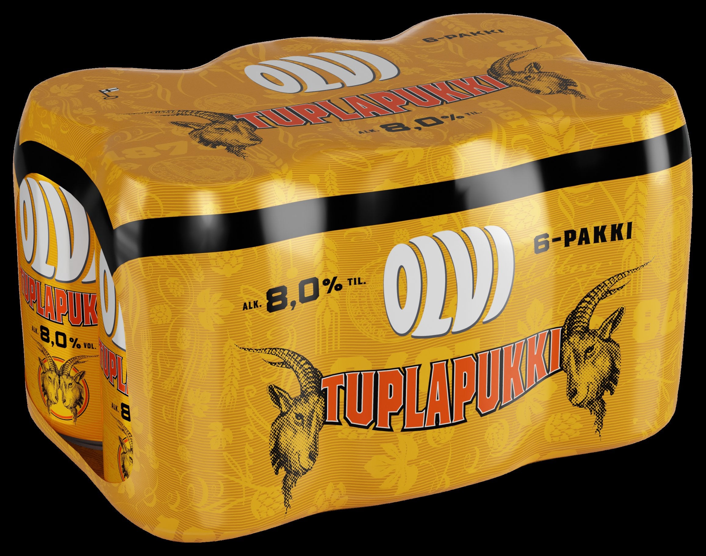 6xOLVI Tuplapukki 8,0 % 0,33 l tlk