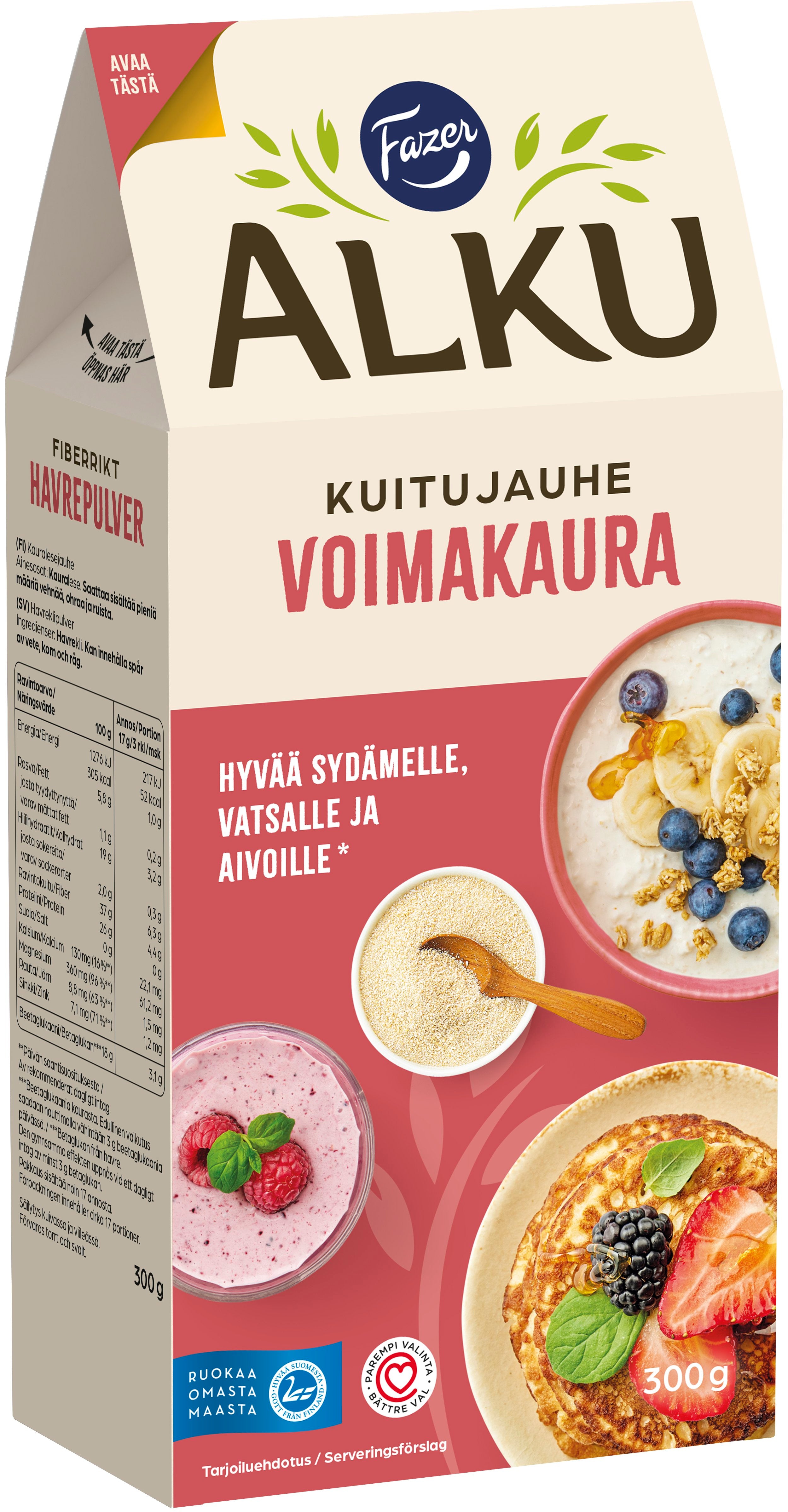 Fazer Alku Voimakaura kuitujauhe 300 g