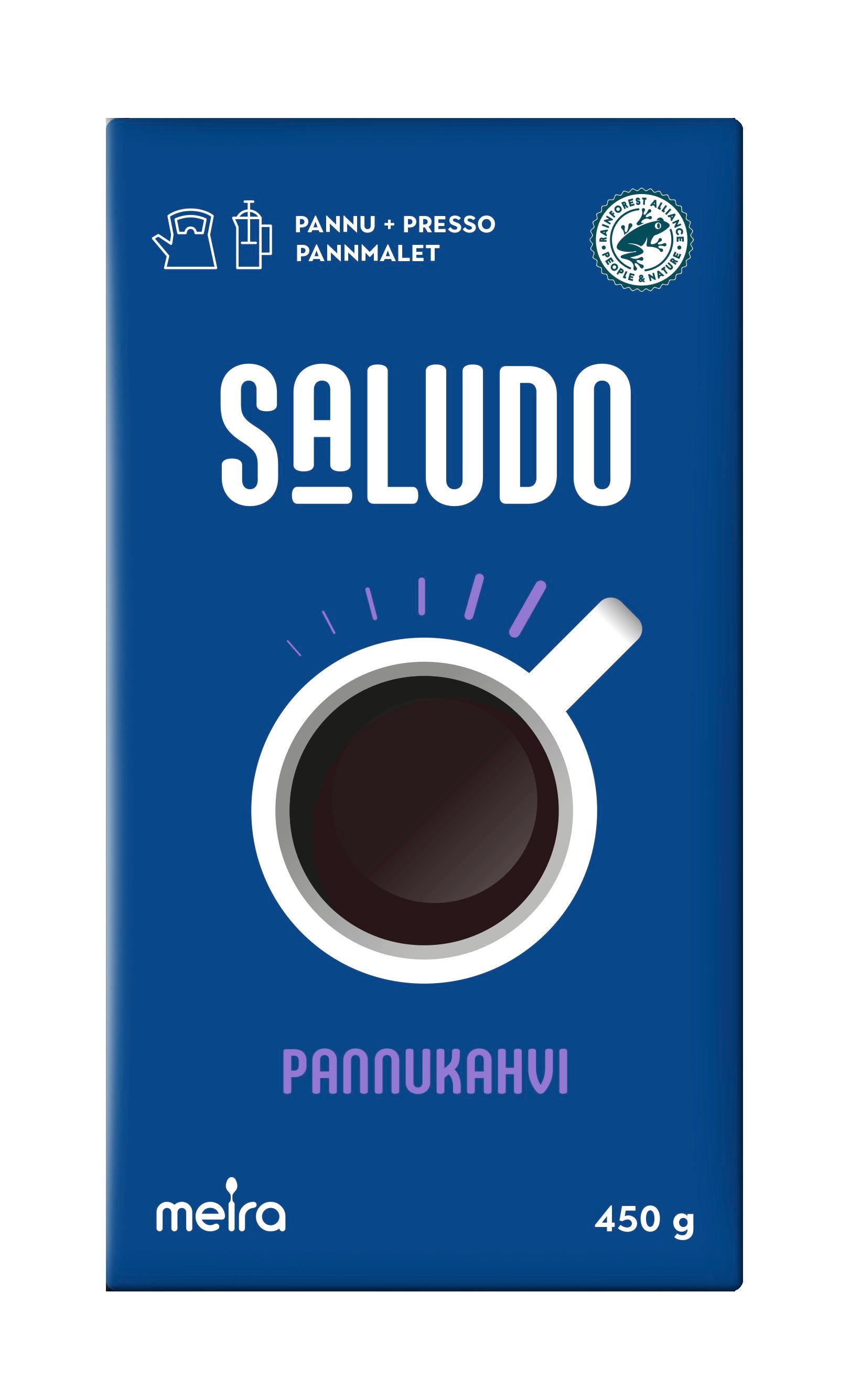Saludo kahvi 450g pj RFA