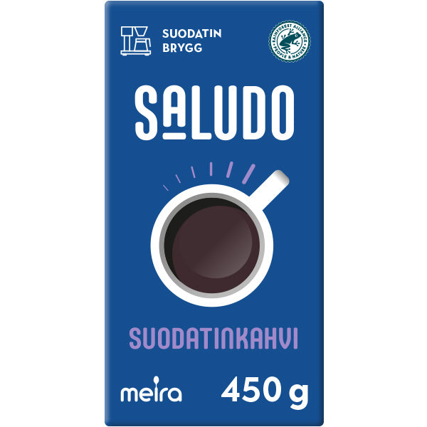 Saludo suodatinkahvi RAC 450g