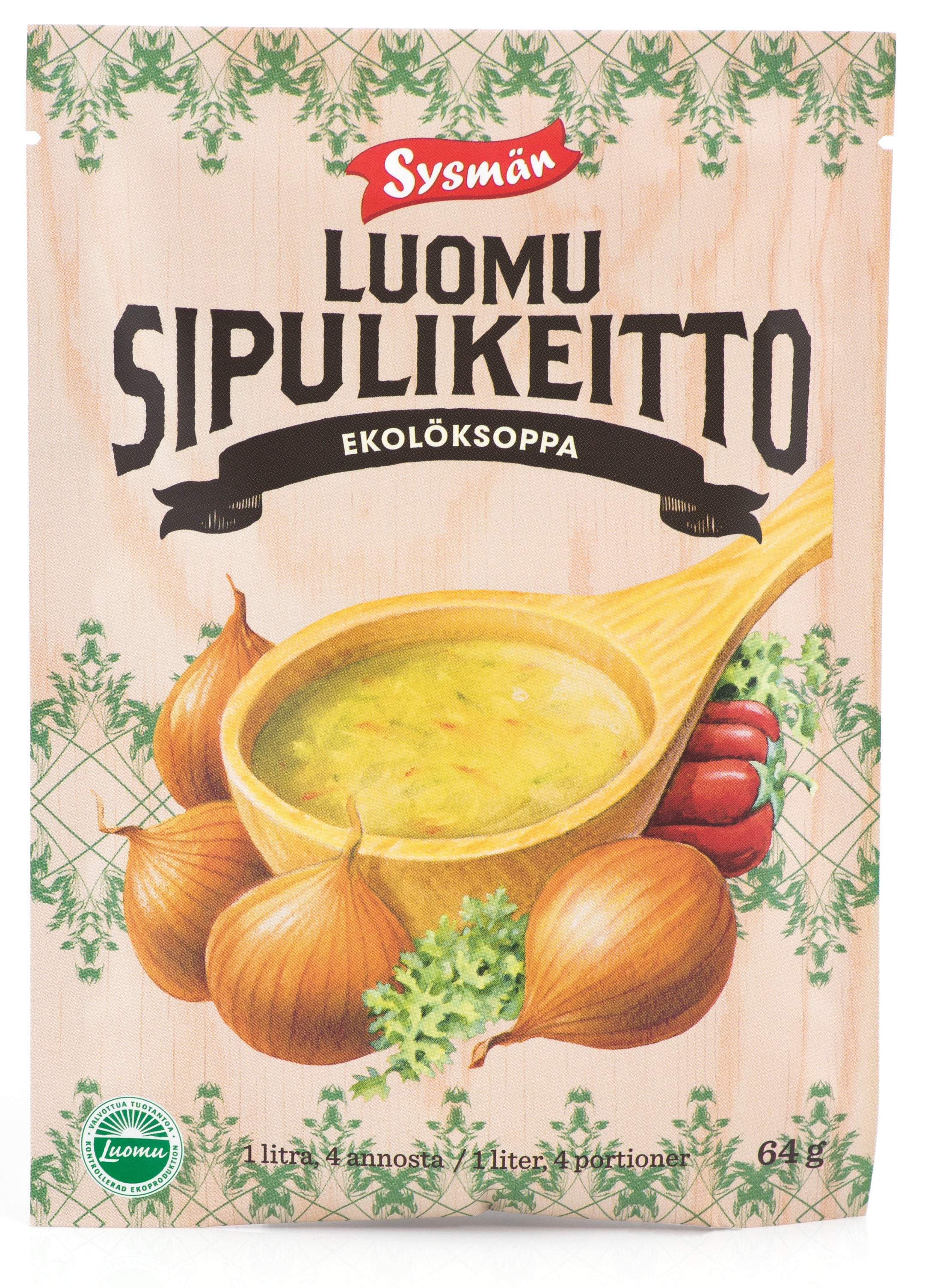 Sysmän Luomusipulikeitto 64g
