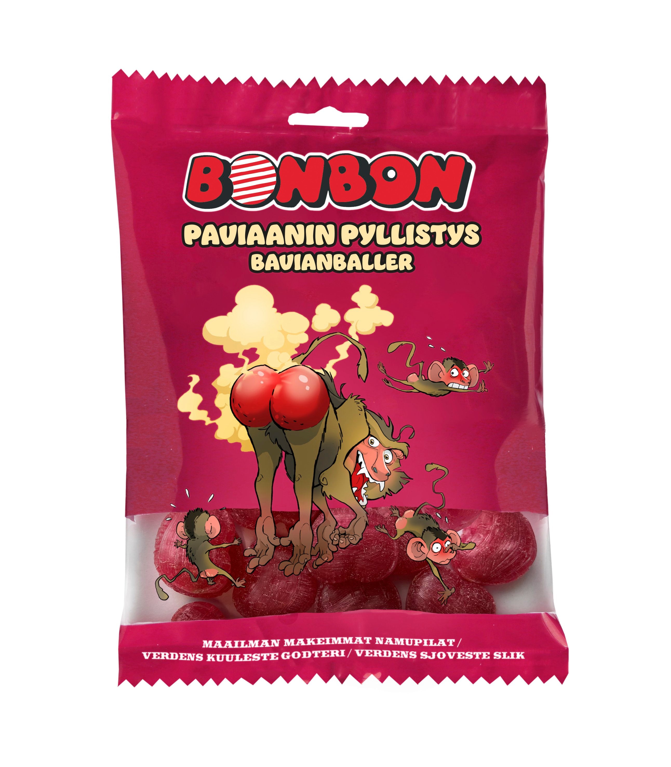 BonBon Paviaanin Pyllistys karamelli 50g