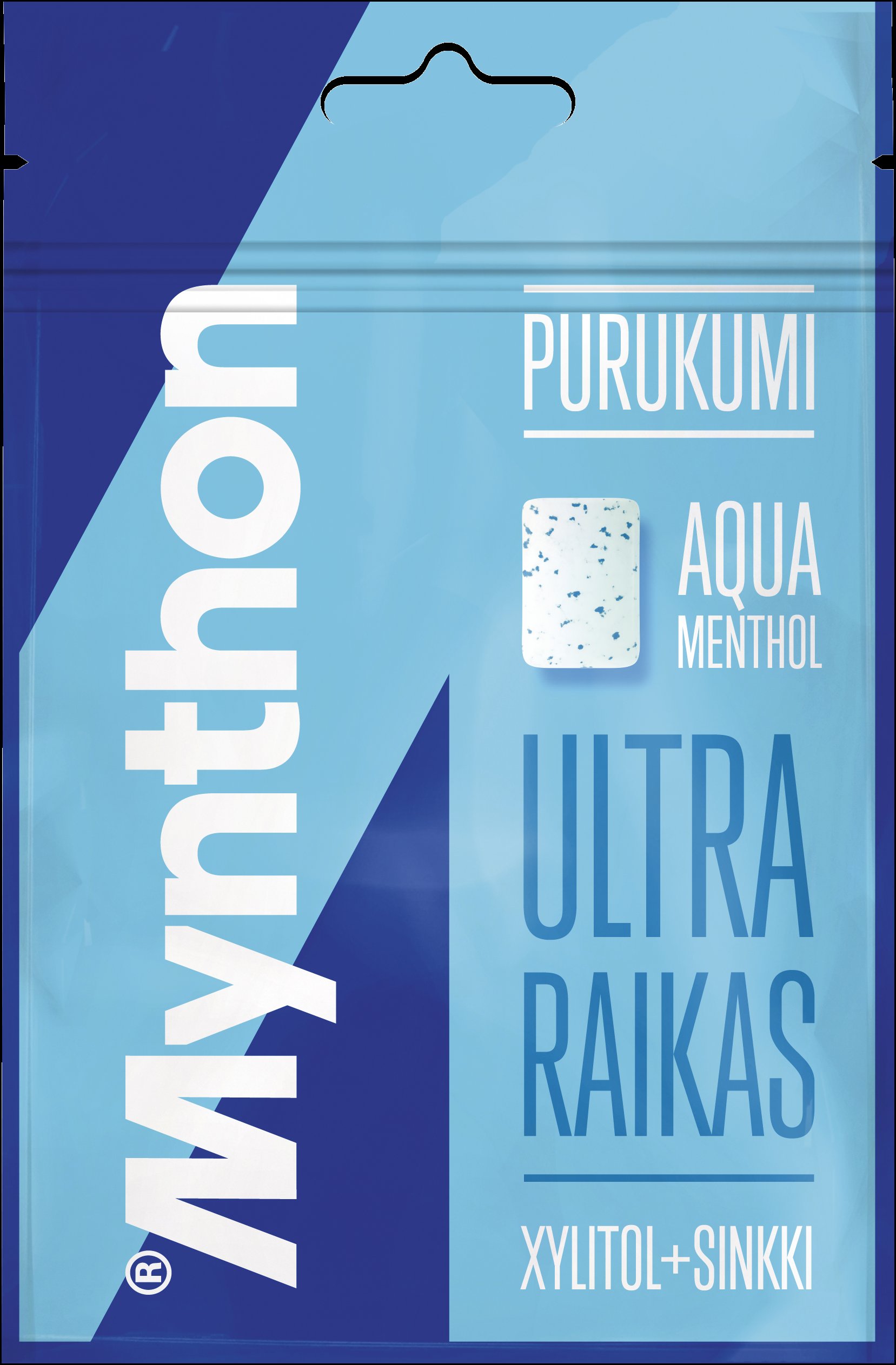 Mynthon Aqua Menthol ksylitolipurukumi 44g