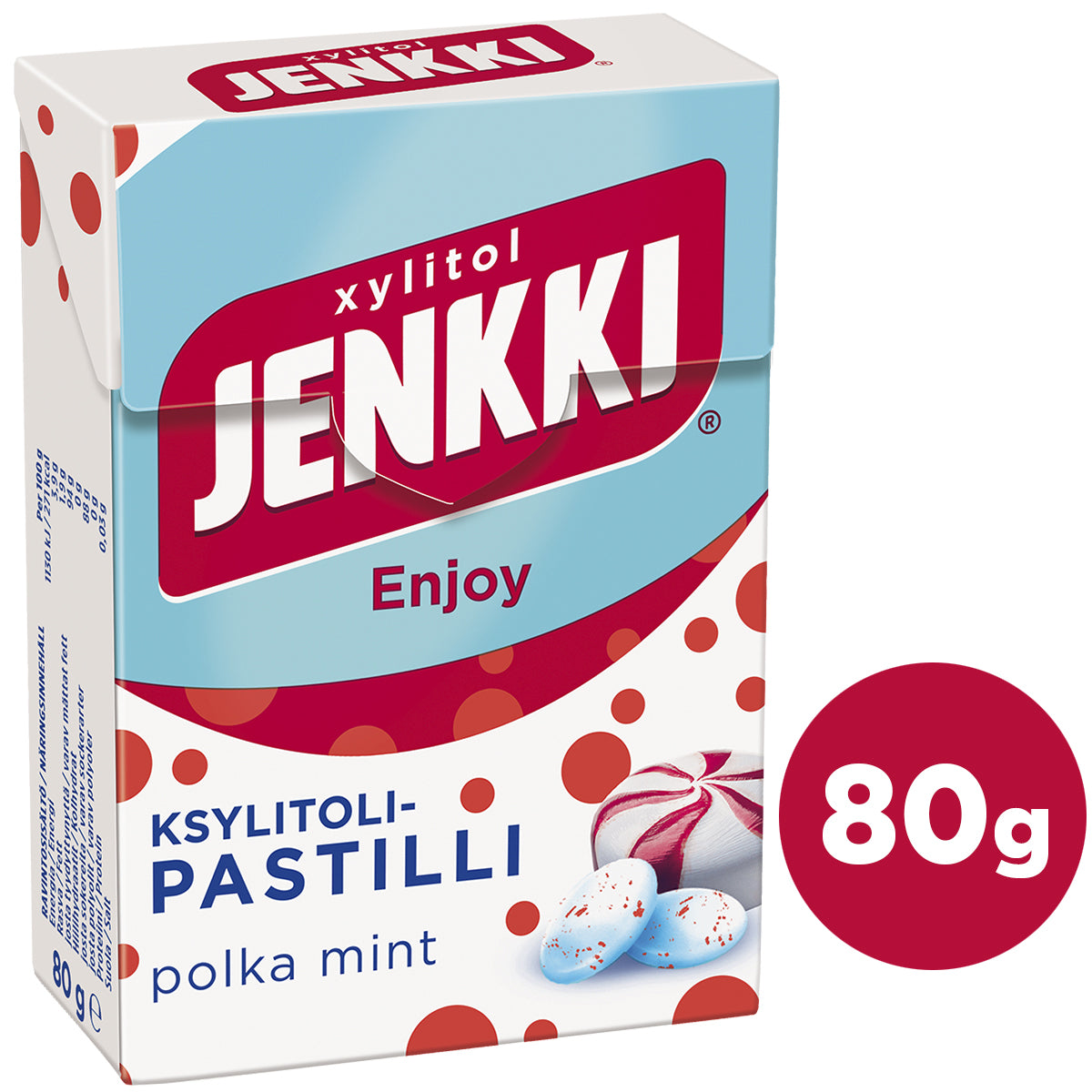 Jenkki Enjoy Polkamint ksylitolipastilli 80g