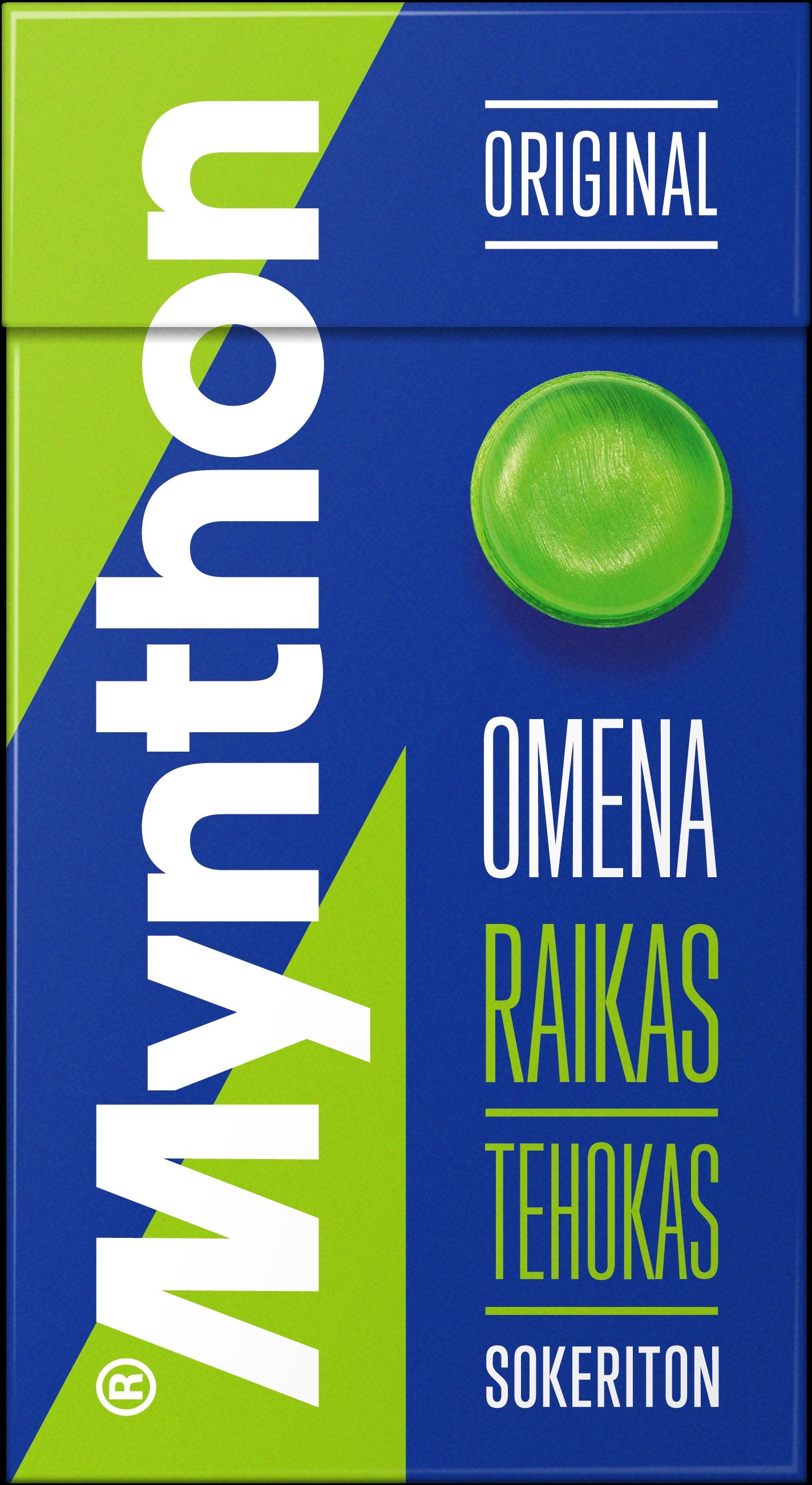 Mynthon Original Omena sokeriton +C kurkkupastilli 39g
