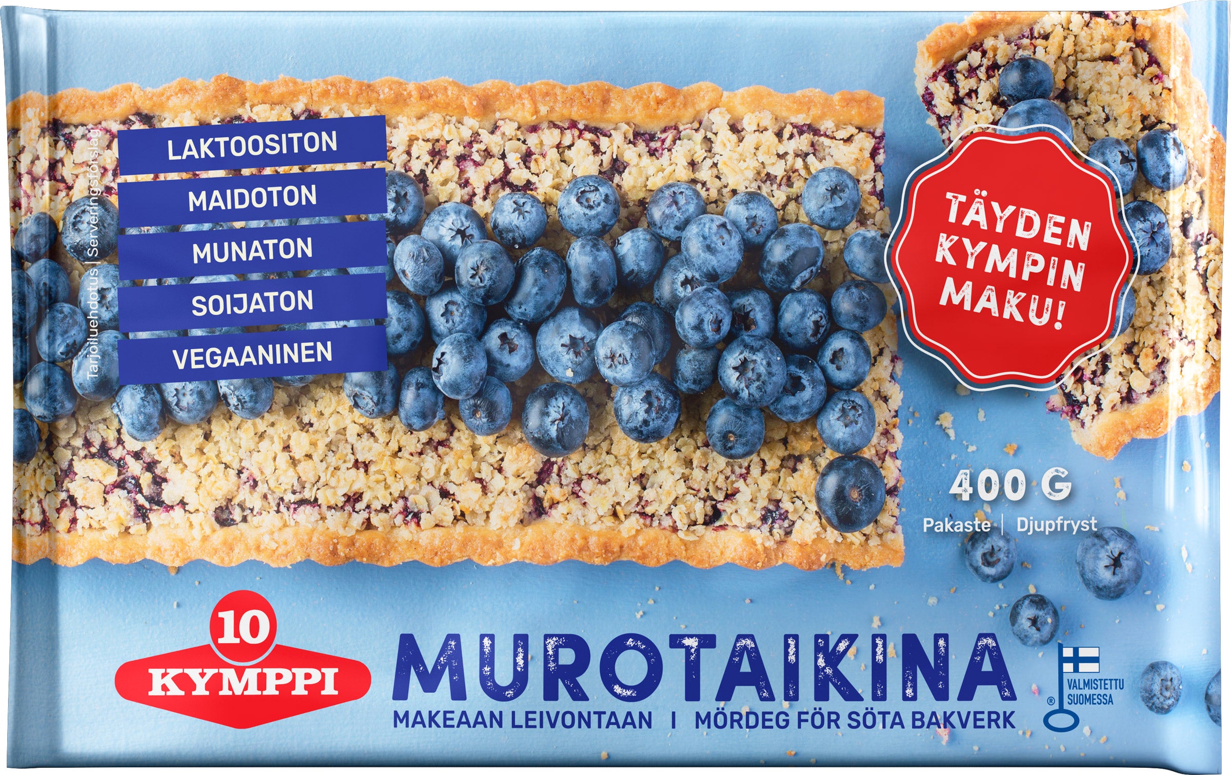 Kymppi murotaikina 400 g, pakaste
