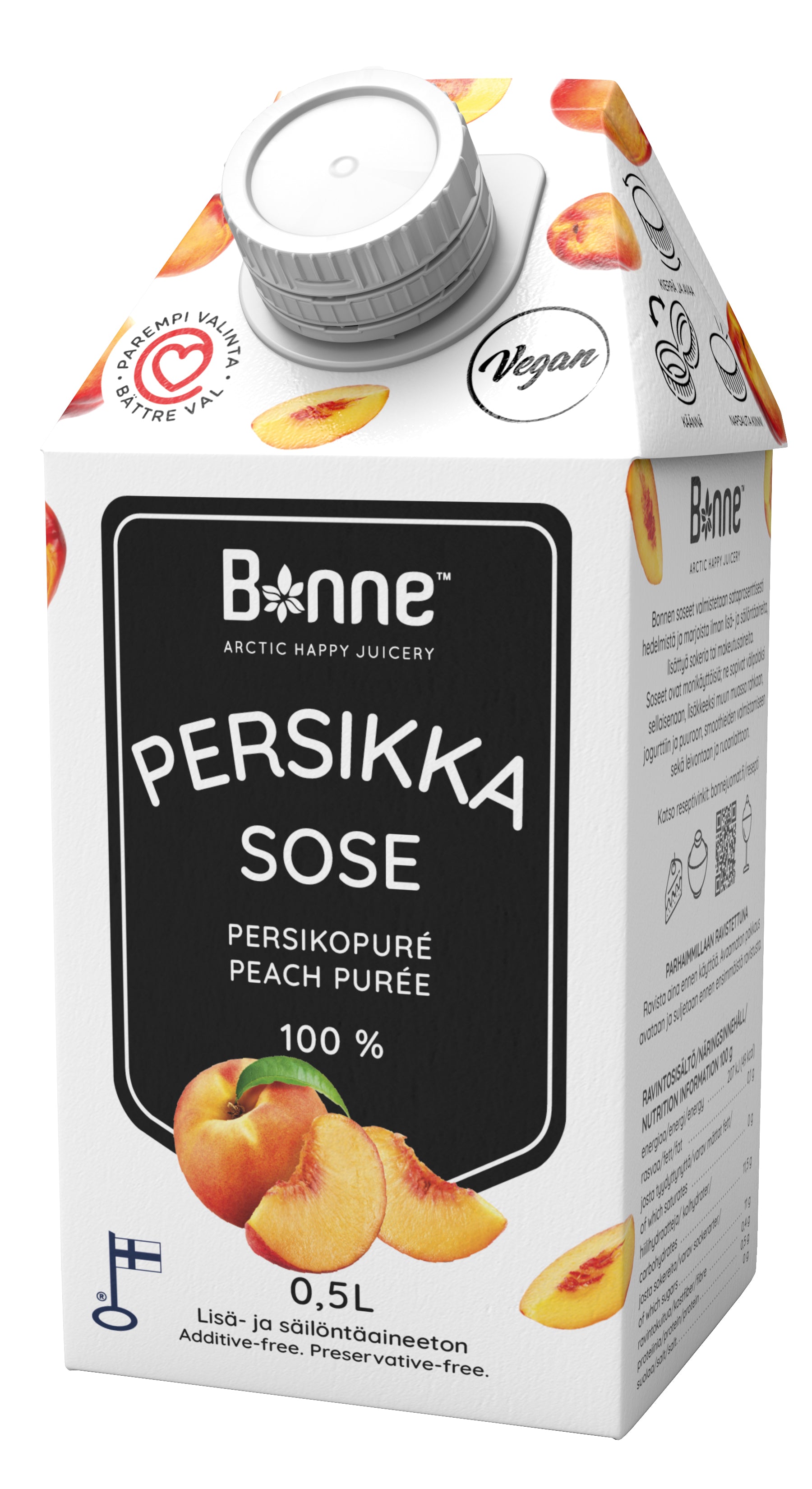 Bonne Persikkasose 0,5L