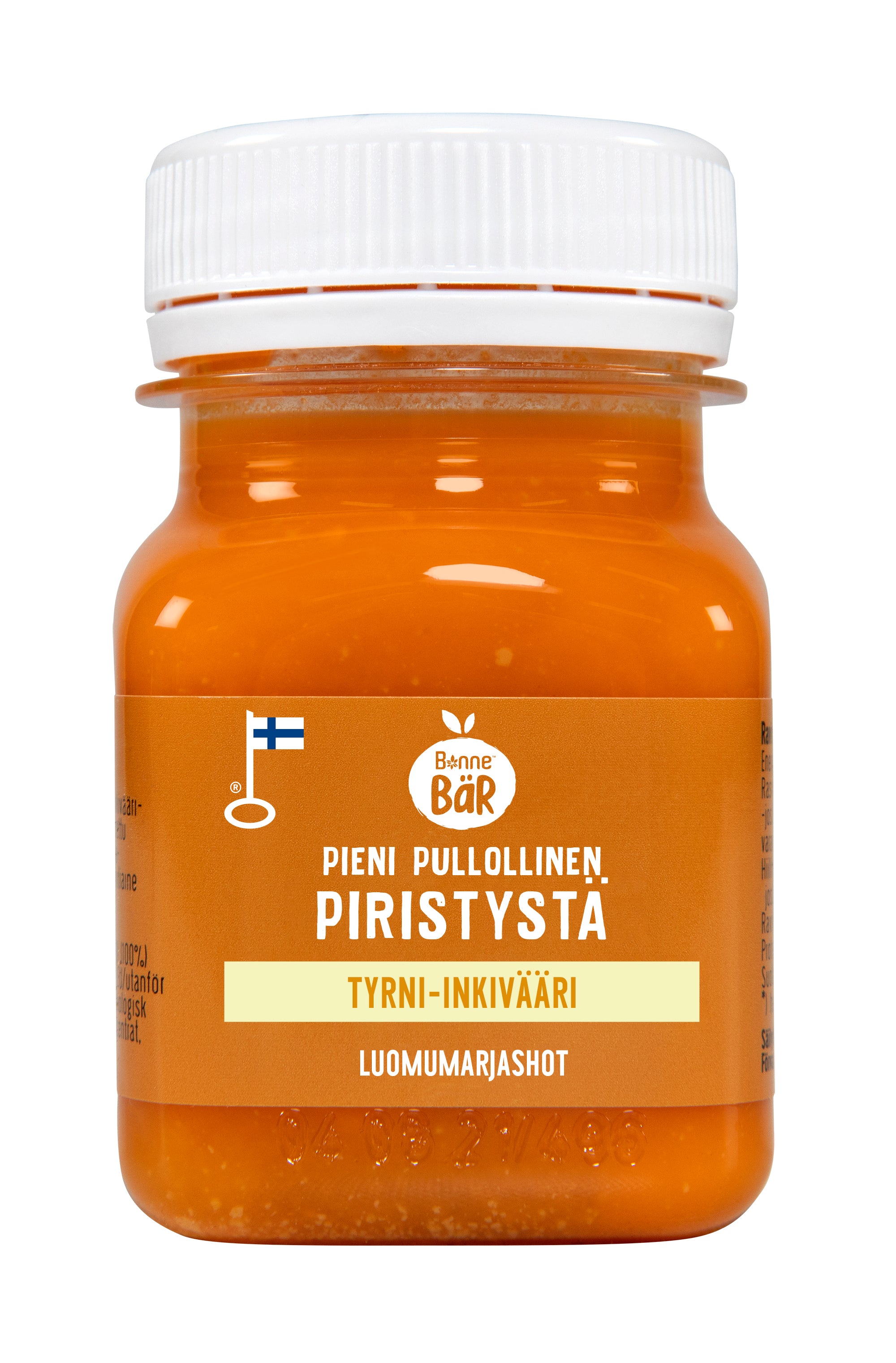 Bonne Bär Tyrni-inkivääri luomushotti 80ml