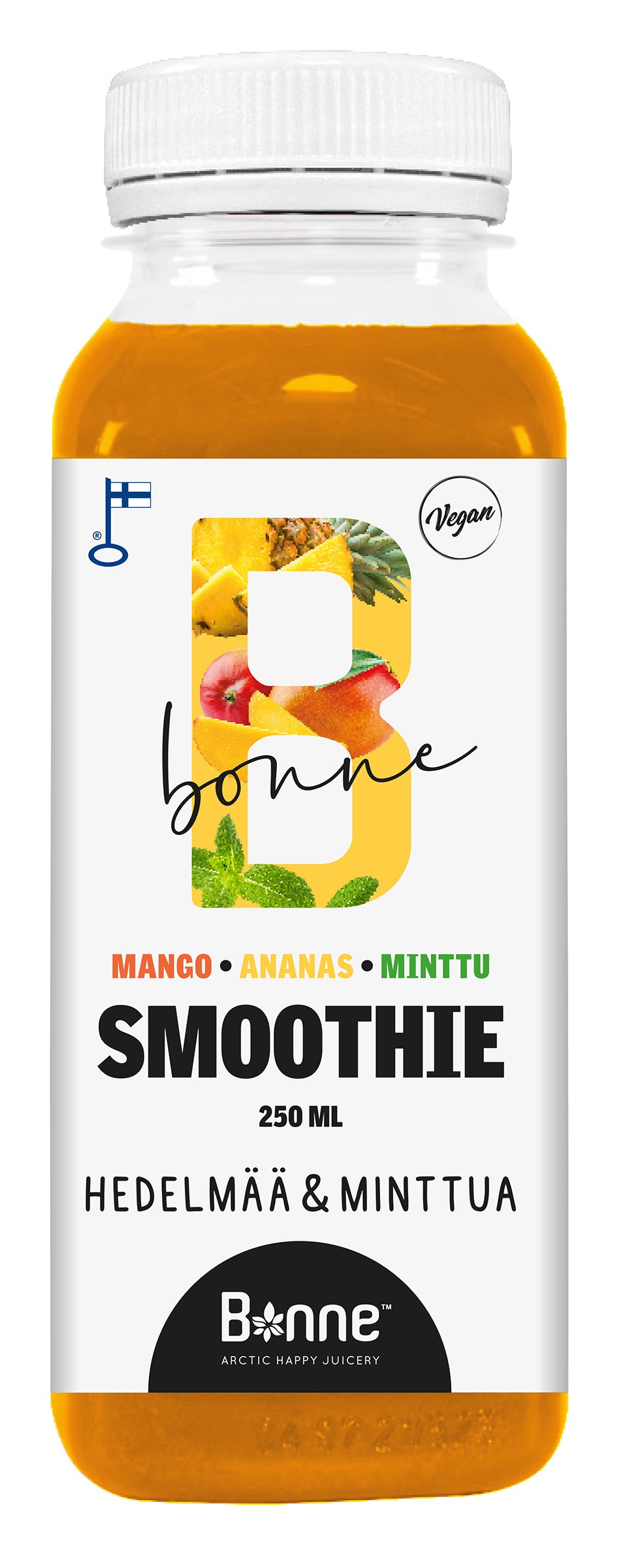 B-smoothie Mangue-ananas-menthe 250 ml