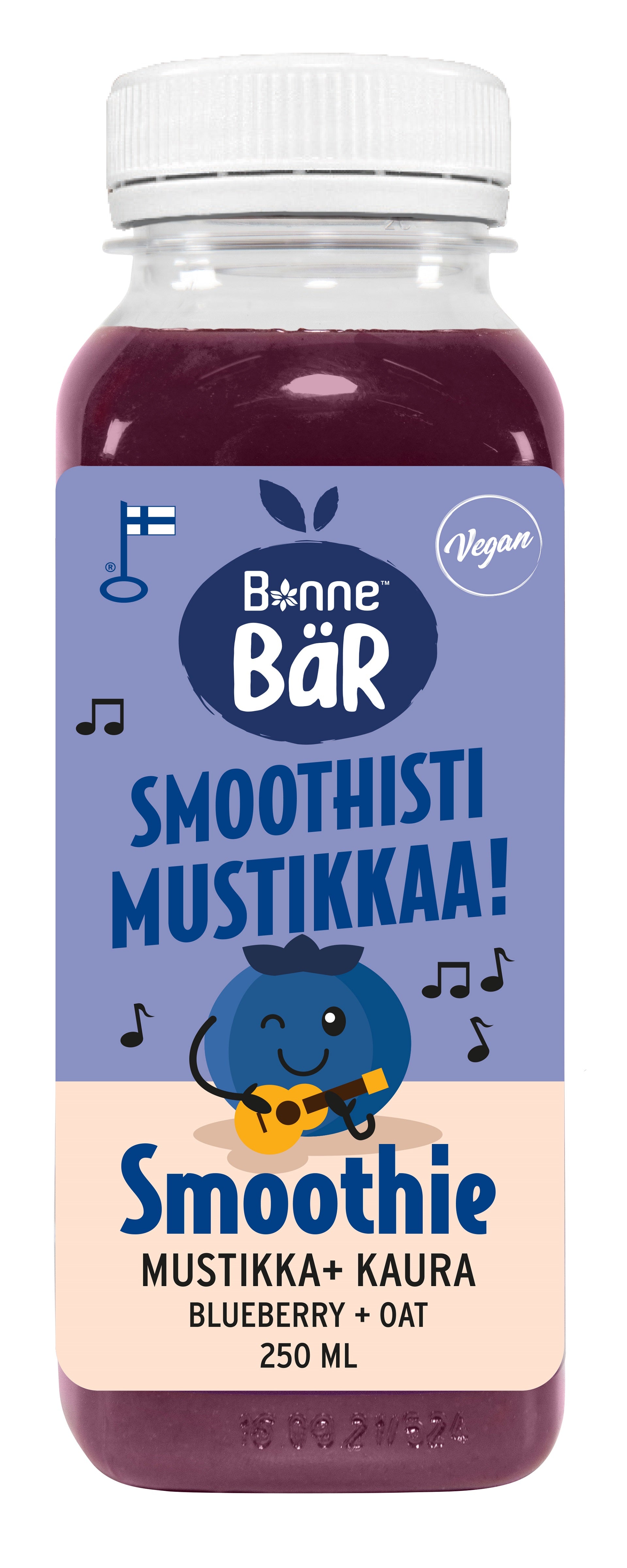 Bonne Bär Mustikka kaurasmoothie 250 ml