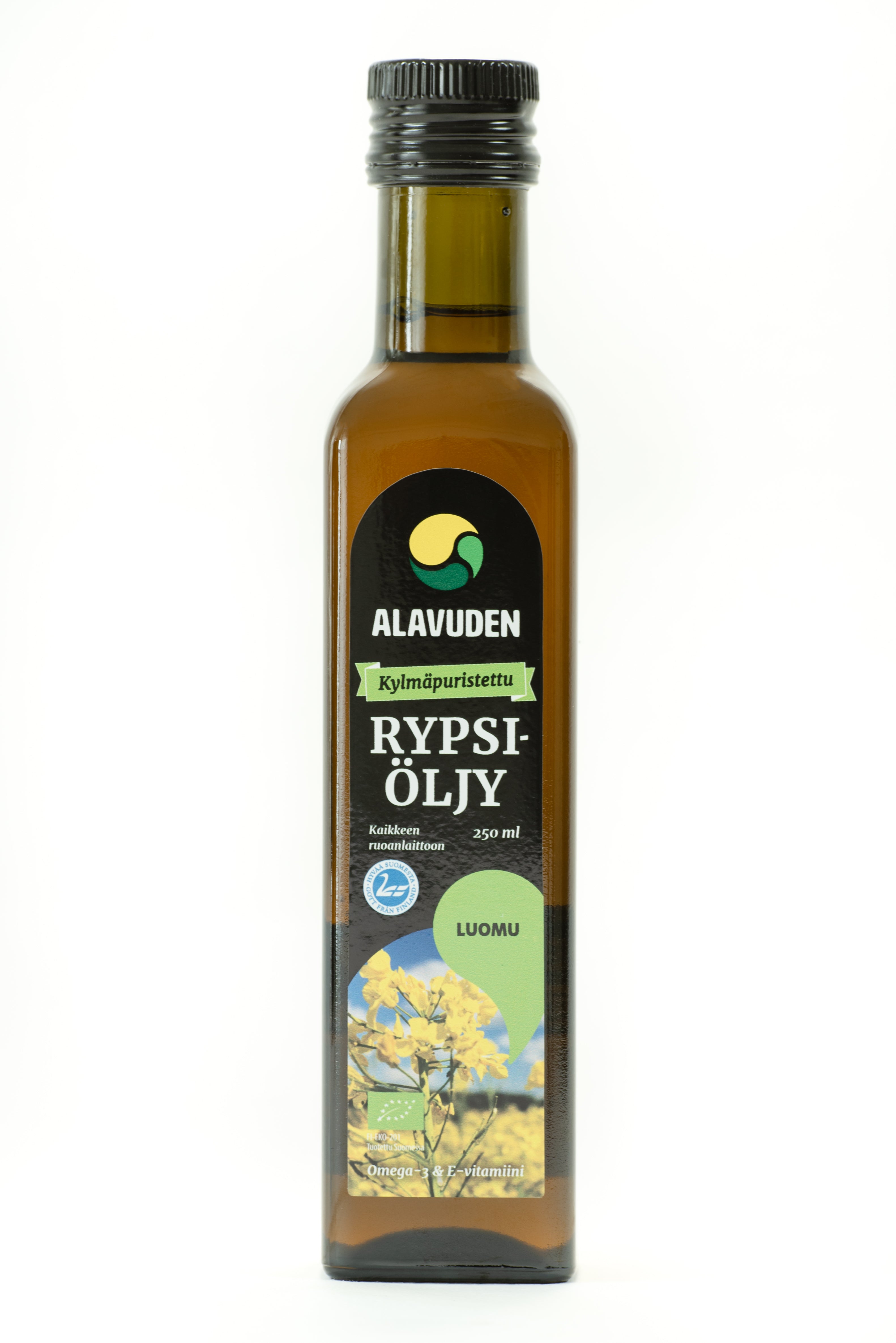 Alavuden kylmäpuristettu LUOMUrypsiöljy 250 ml