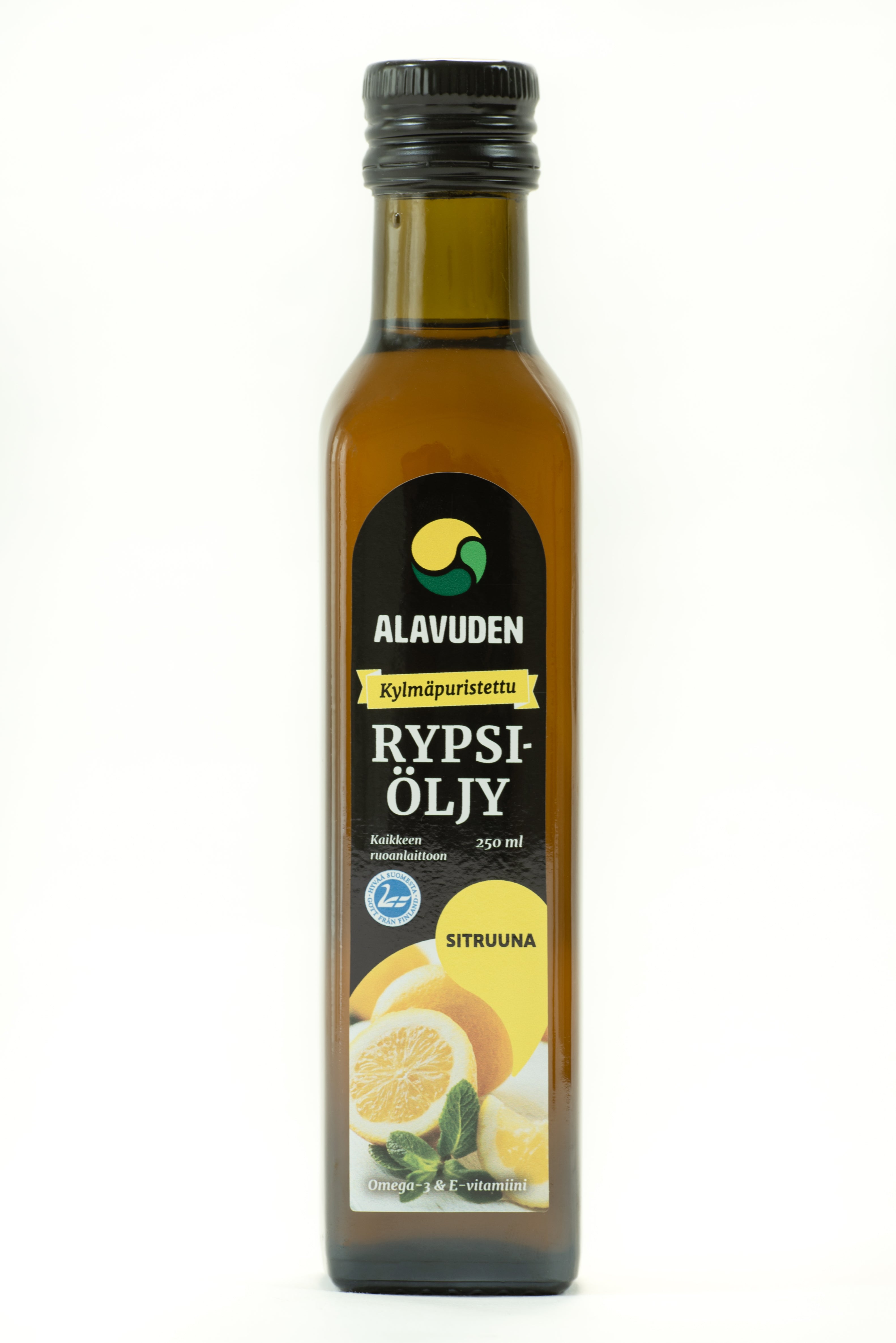 Alavuden kylmäpuristettu rypsiöljy SITRUNA 250 ml