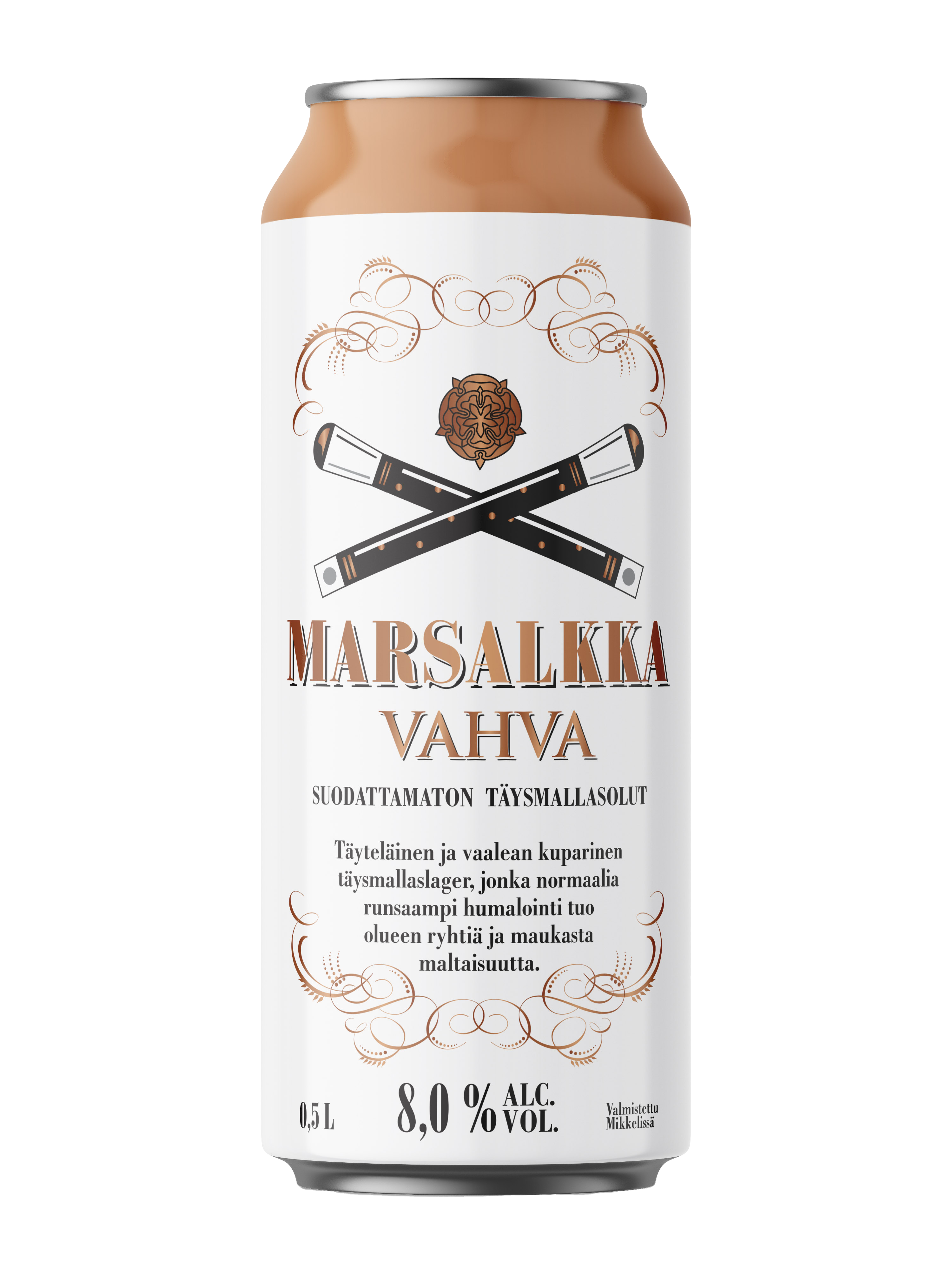 Marsalkka Vahva Lager 8,0% olut 0,5l tölkki