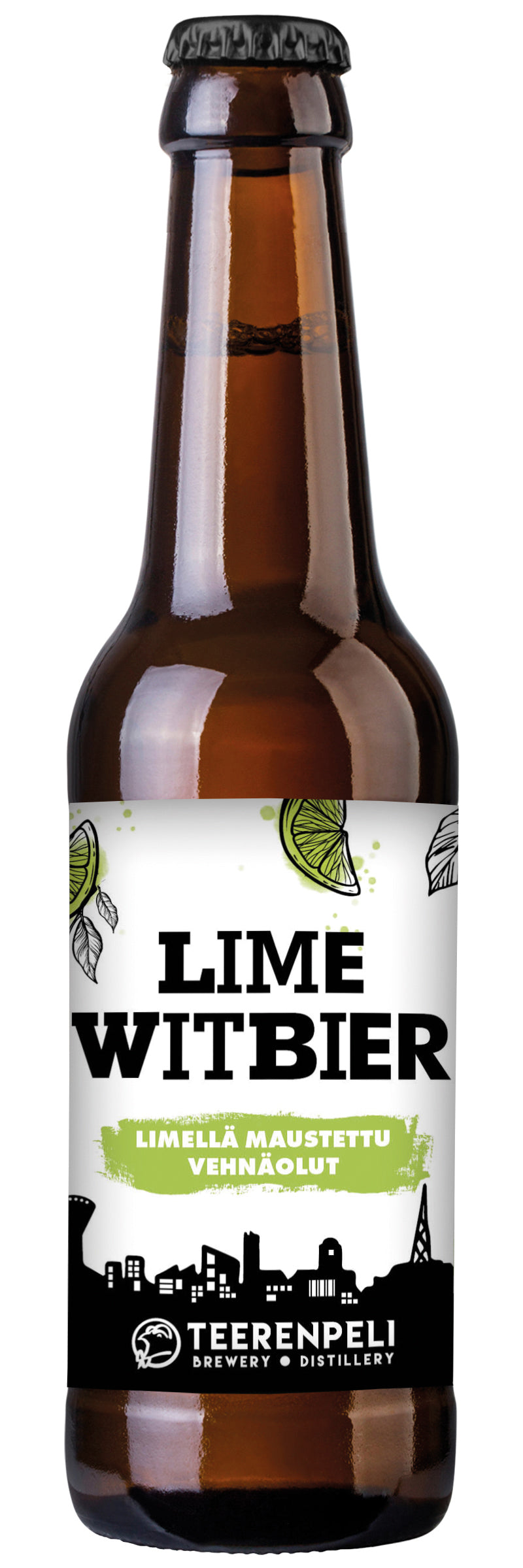 Teerenpeli Lime-Witbier 5% 0,33 l kertalasipullo