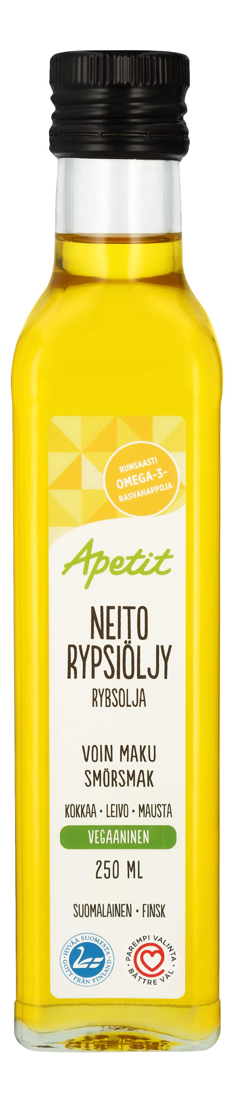 Apetit Neito Puristettu voinmakuinen rypsiöljy 250ml