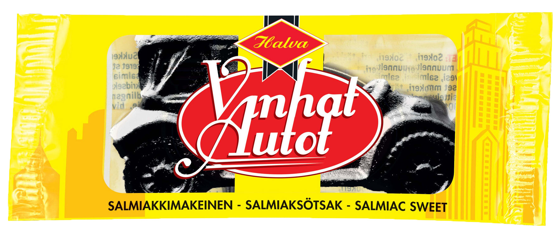Halva Vanhat Autot salmiakki 15 g
