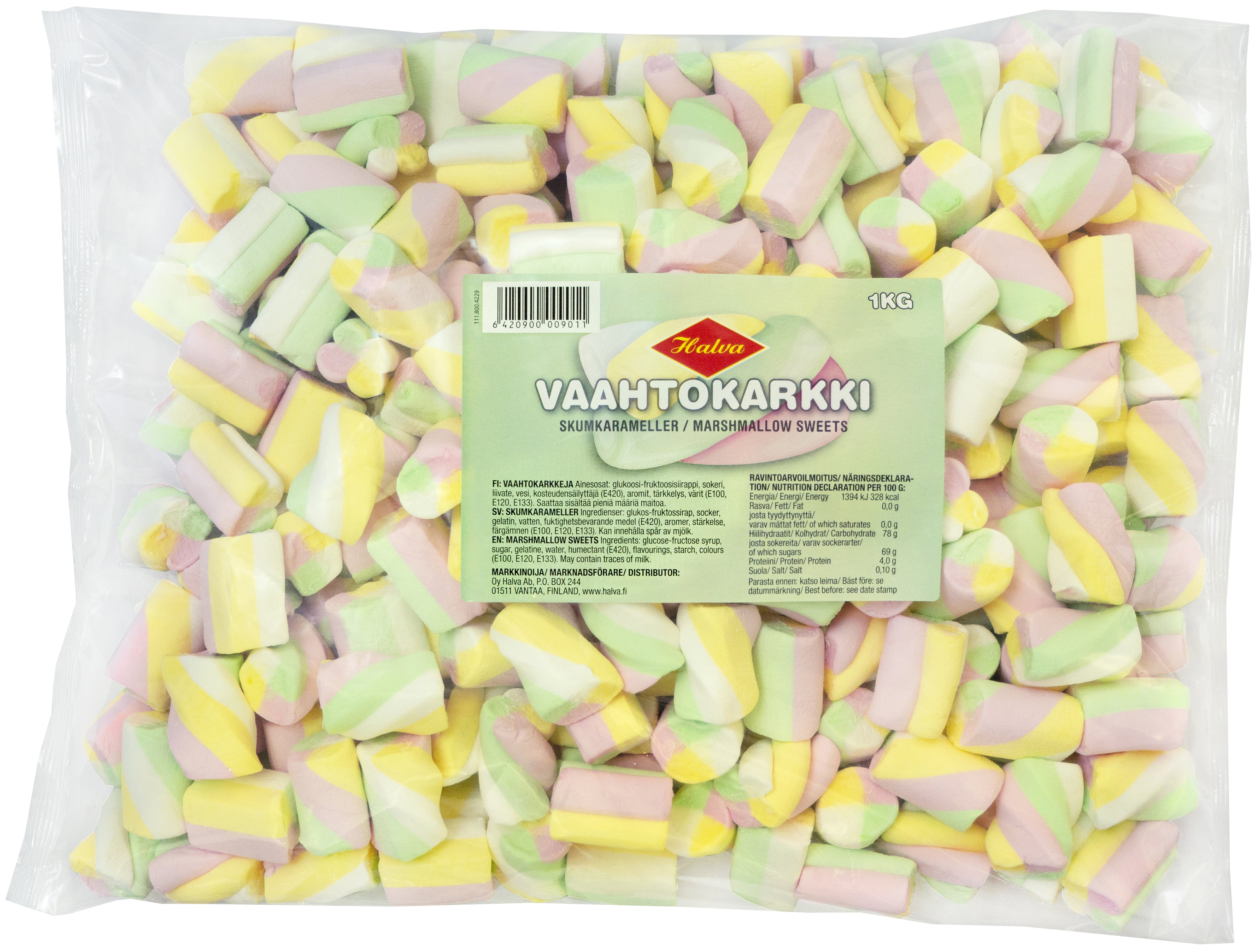 Halva Vaahtokarkki 1,0 kg