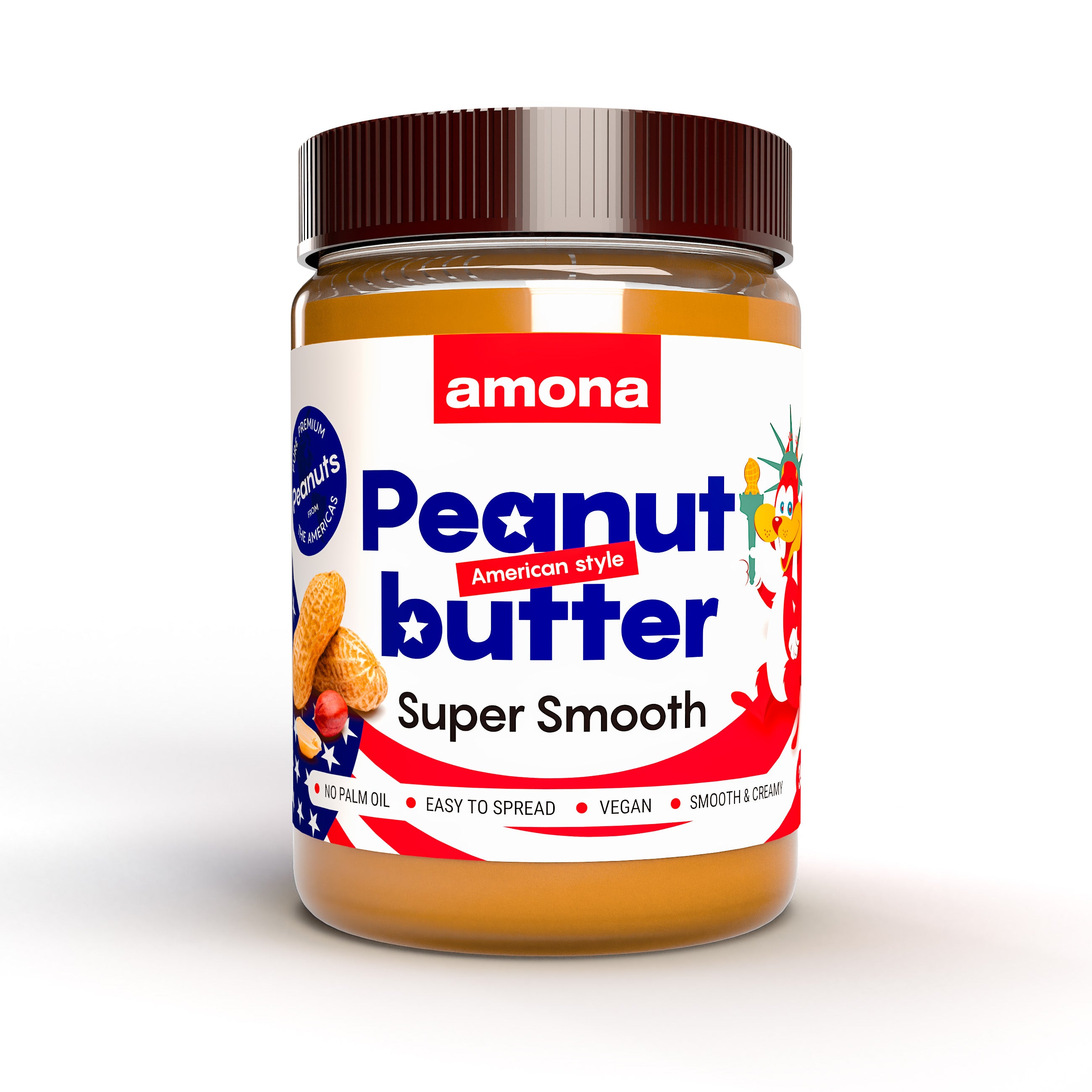 Amona maapähkinävoi à l'américaine 350g