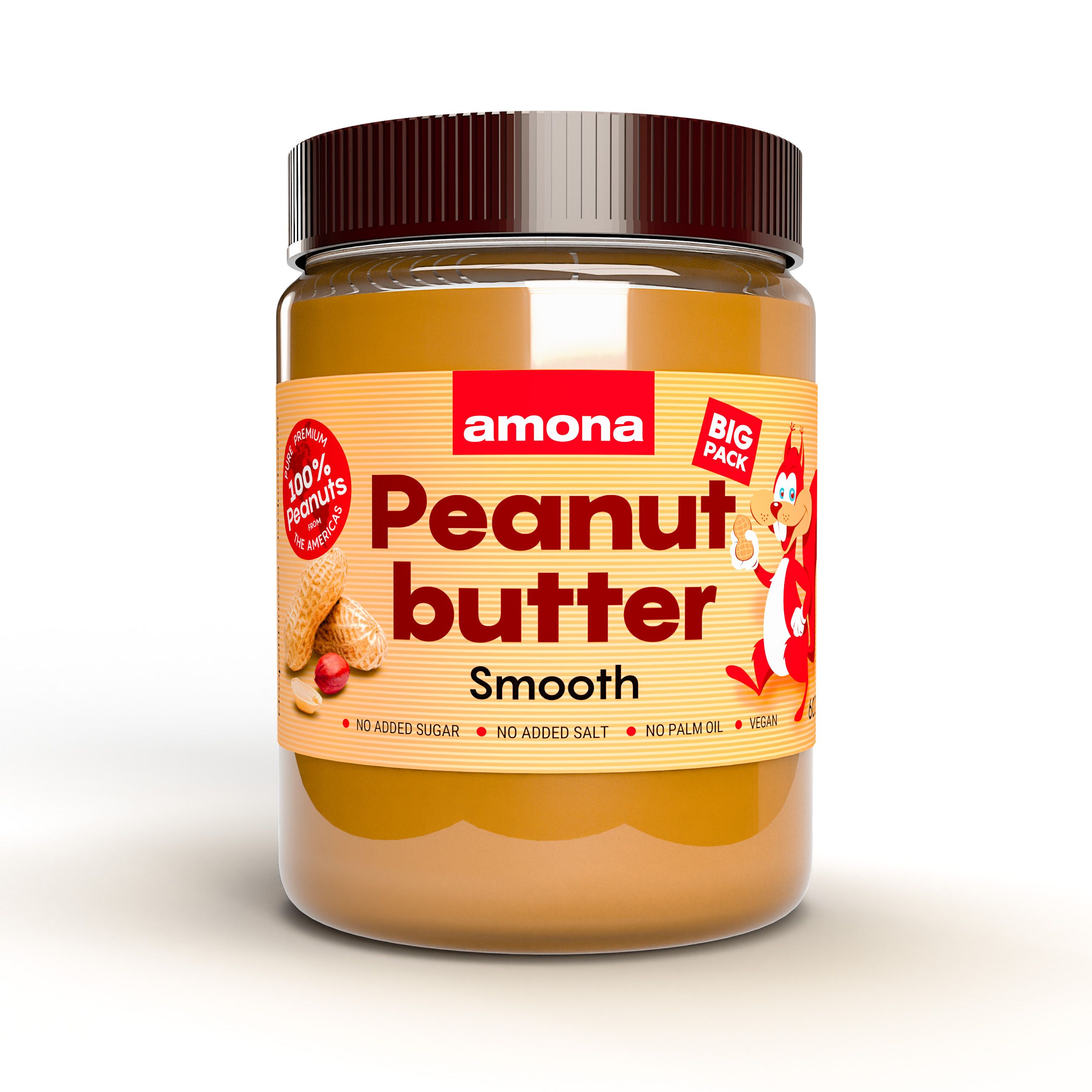 Amona maapähkinävoi 100% onctueux 600g
