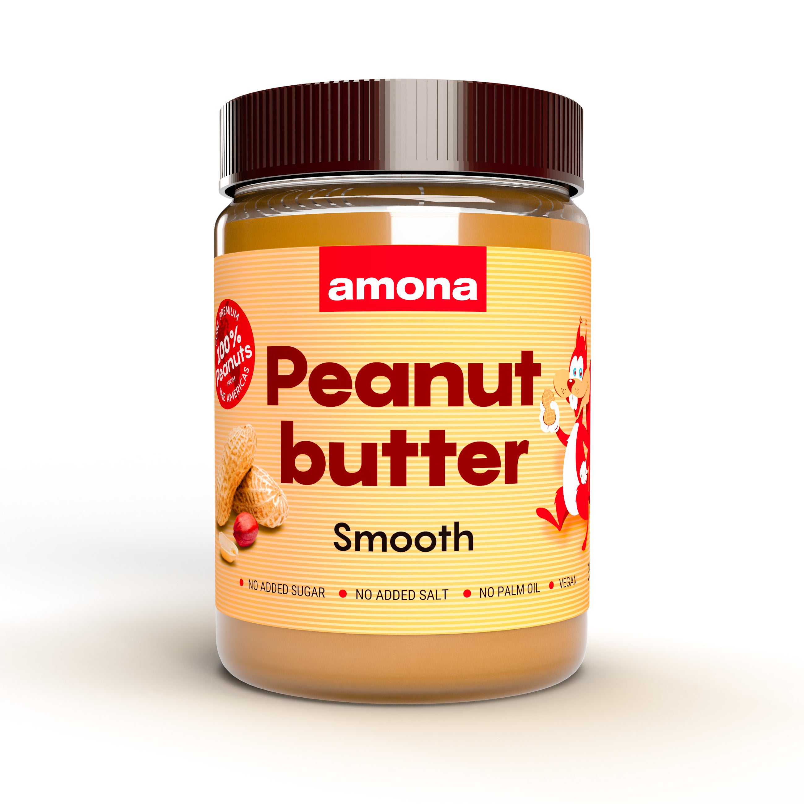 Amona maapähkinävoi 100% onctueux 350g