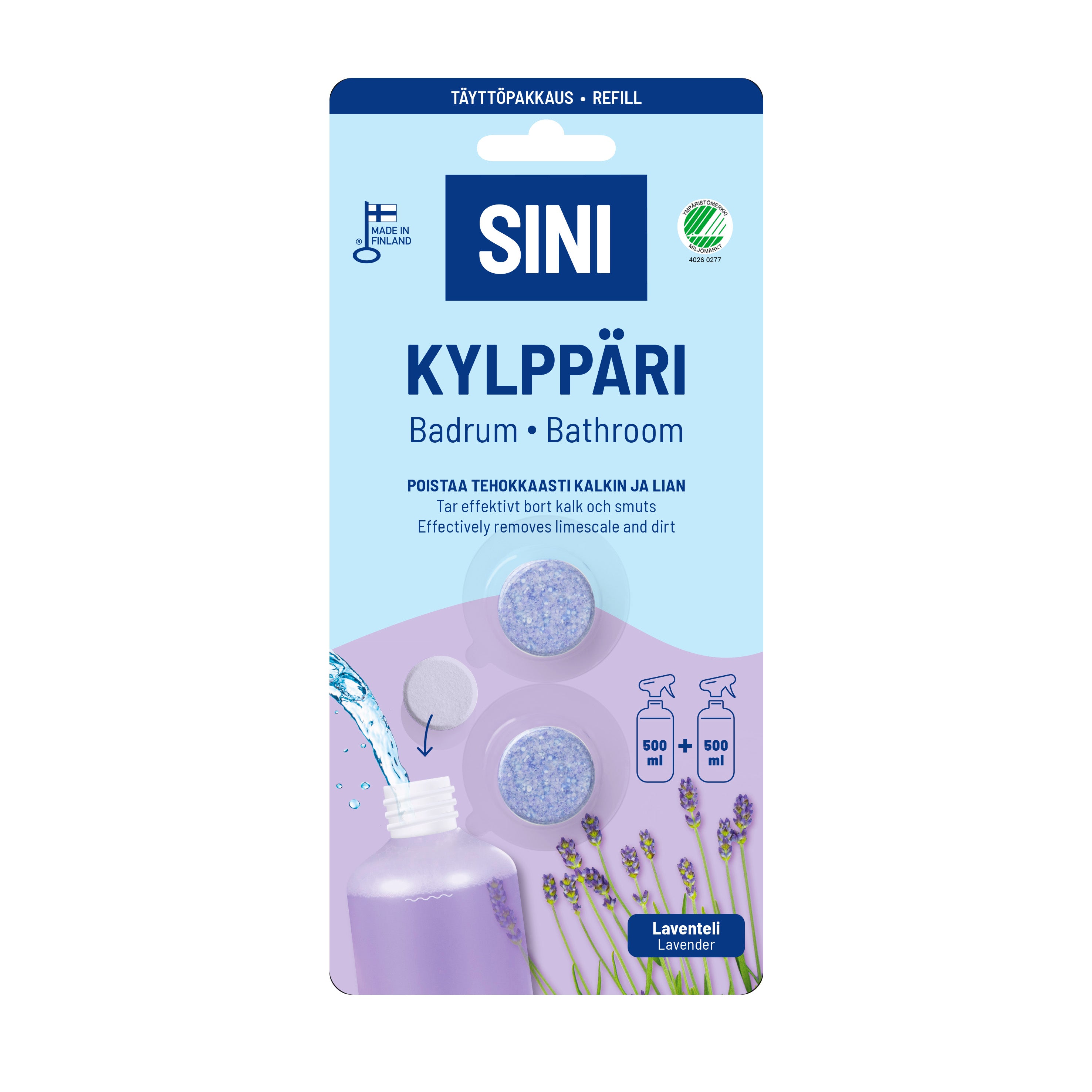 Sini kylppäri täyttöpakkaus 2tab