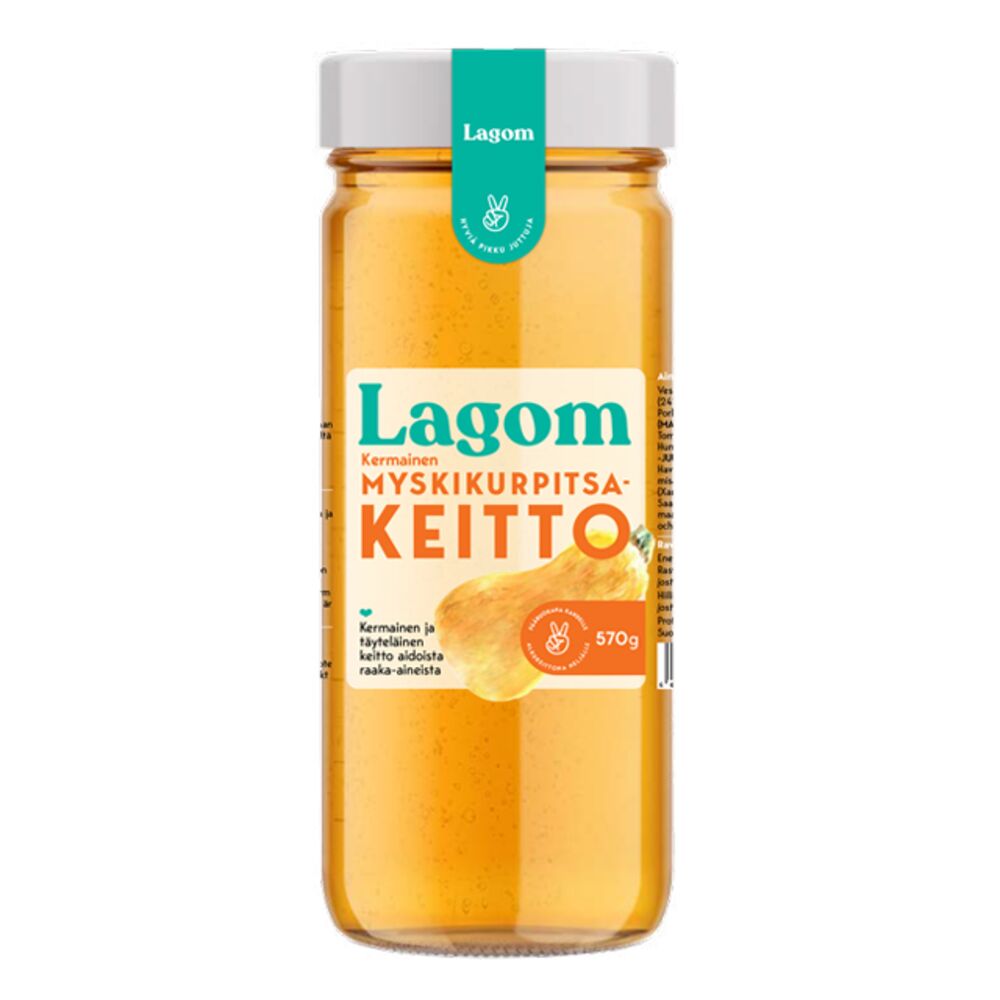 Lagom Kermainen myskikurpitsakeitto 570g