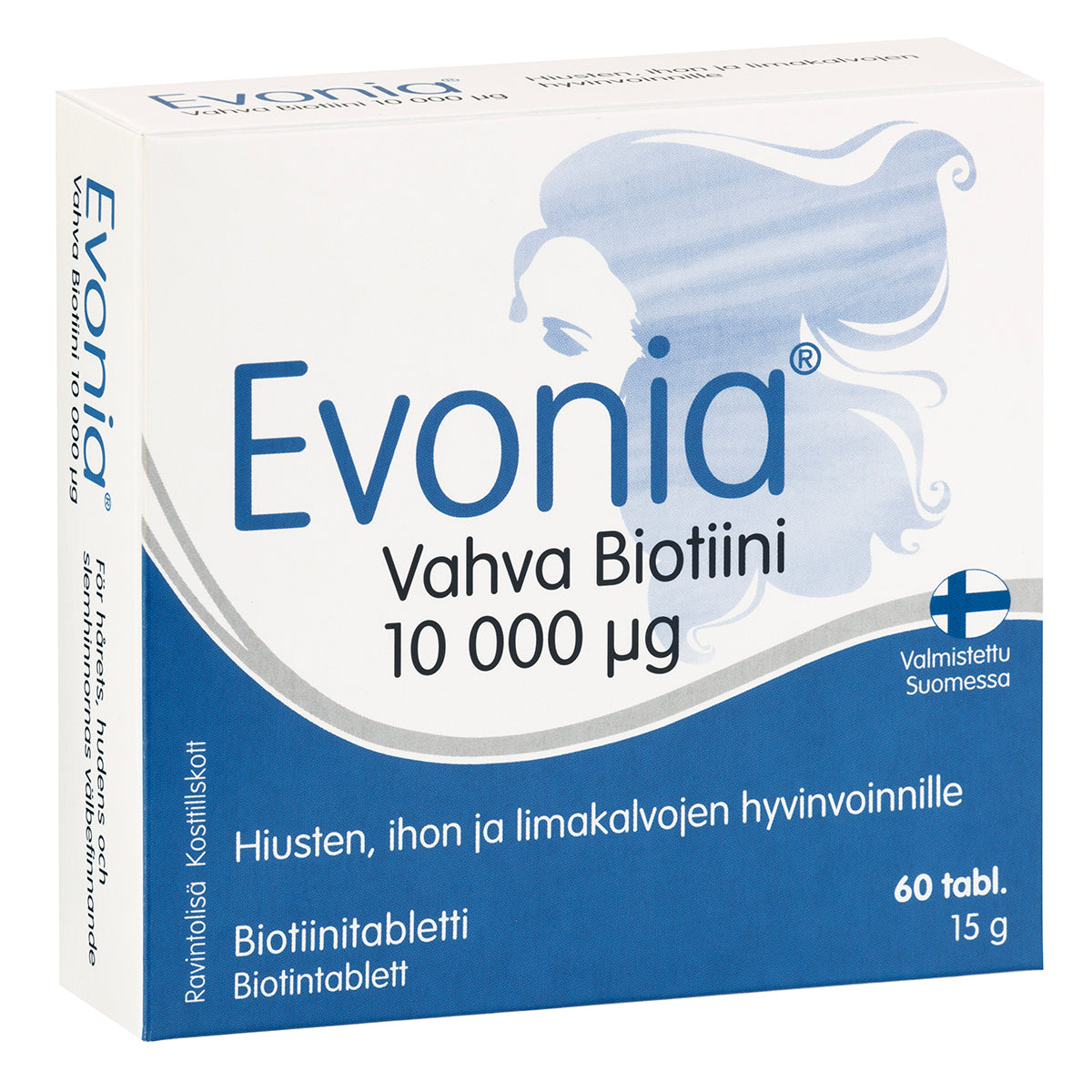 Evonia Vahva Biotiini 10 000 µg comprimés biotiini 60 comprimés