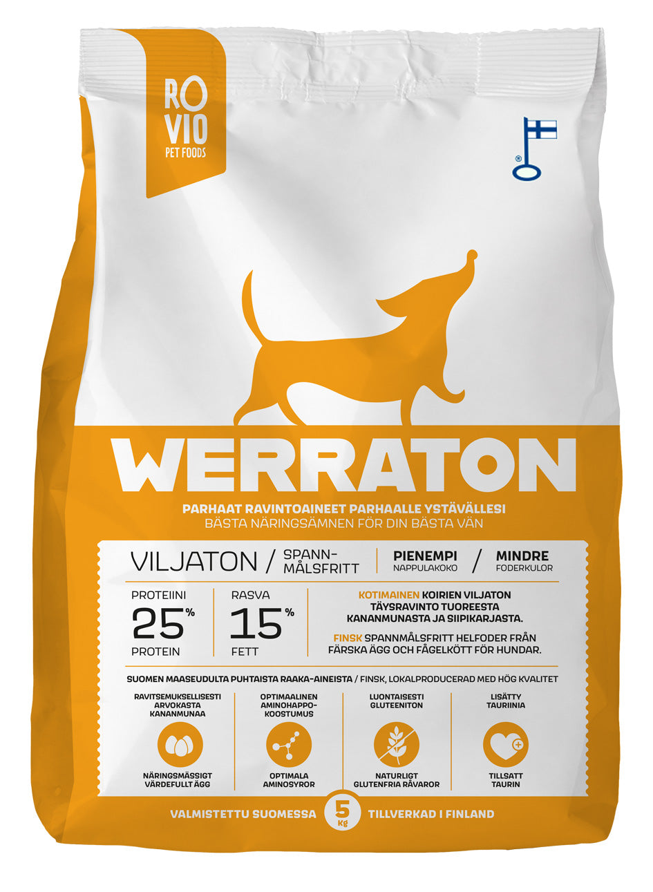 Rovio Pet Foods Werraton Viljaton 5 kg