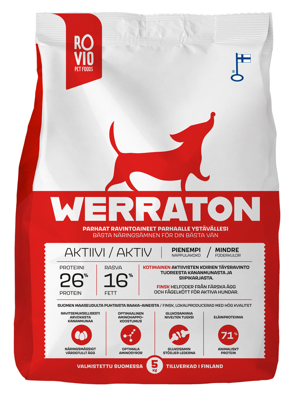 Rovio Pet Foods Werraton Aktiivi 5 kg