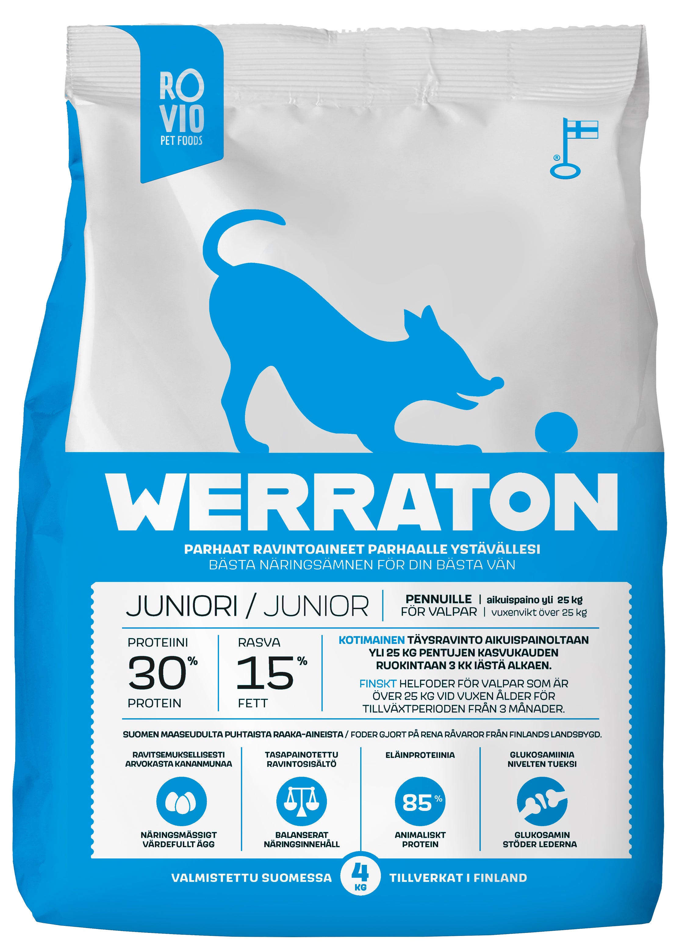 RPF Werraton Juniori koiranruoka 4 kg
