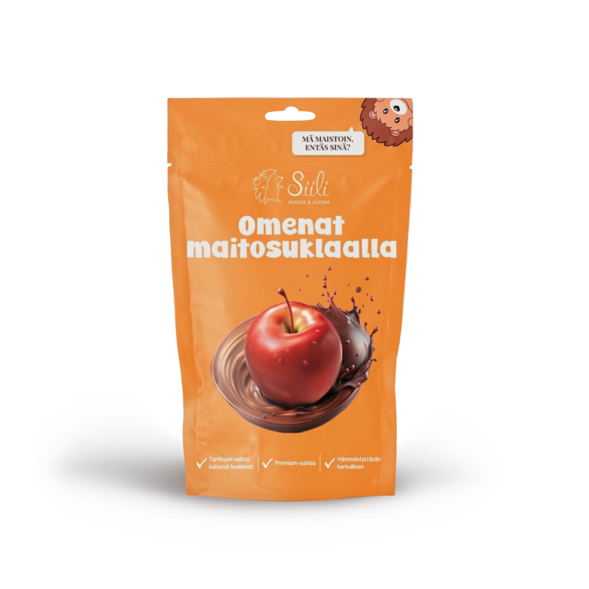 Siili Ruoka & Juoma Omena maitosuklaalla 100g