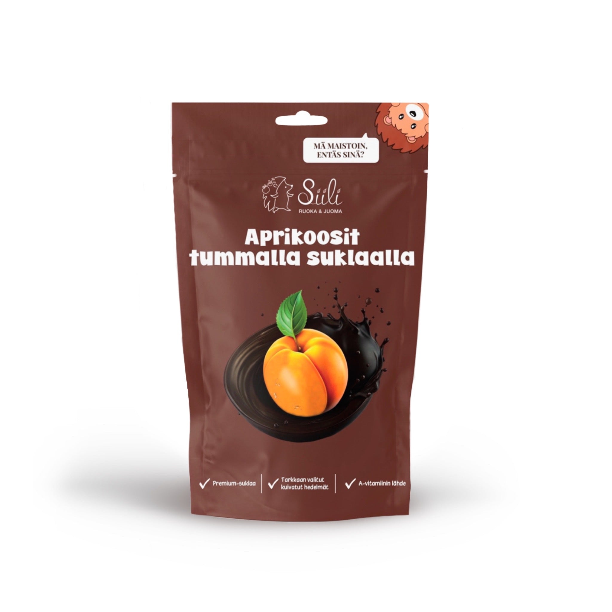 Siili Ruoka & Juoma Aprikoosi tummalla suklaalla 110g