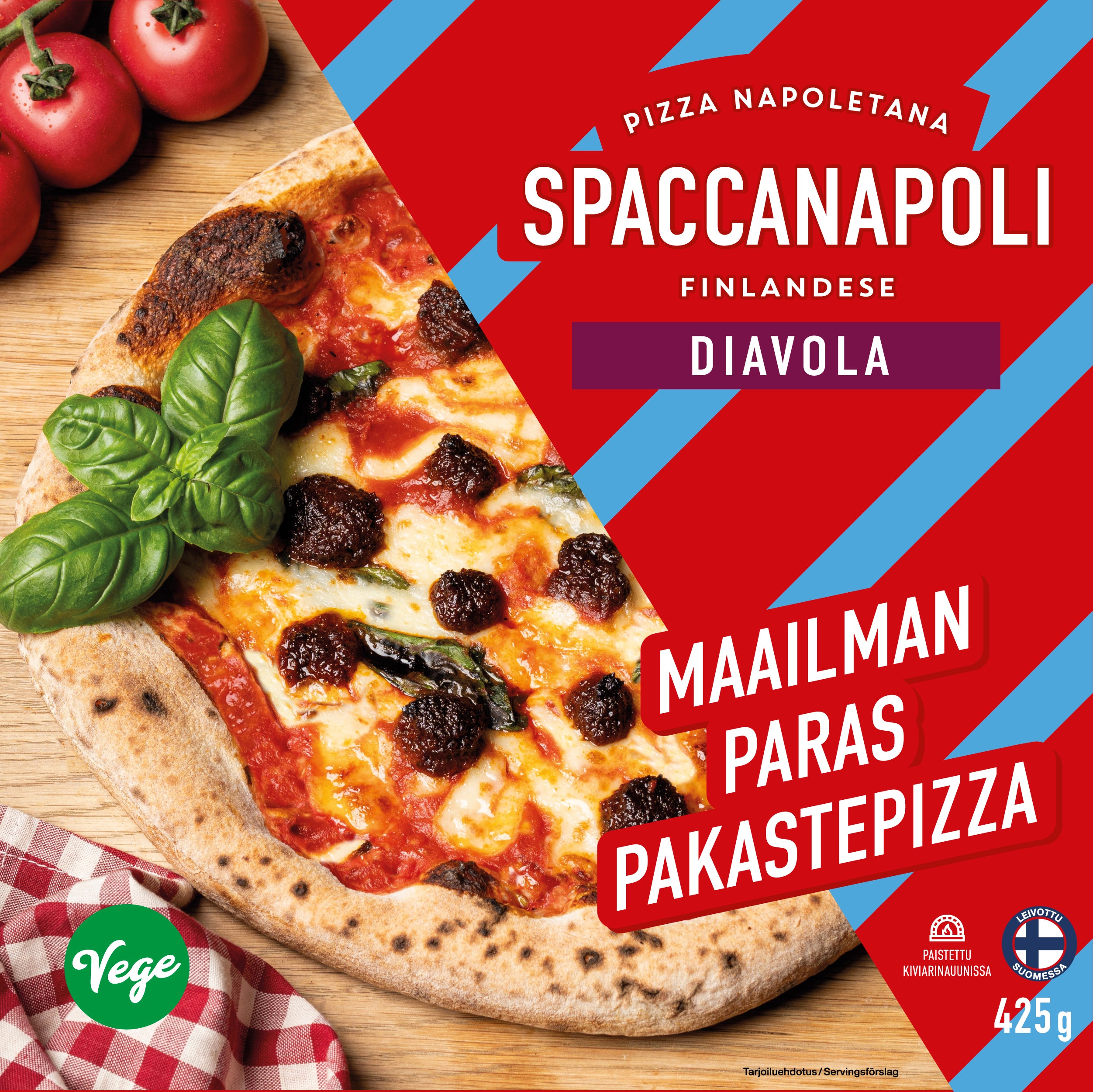 Spaccanapoli pakastepizza Diavola 425g