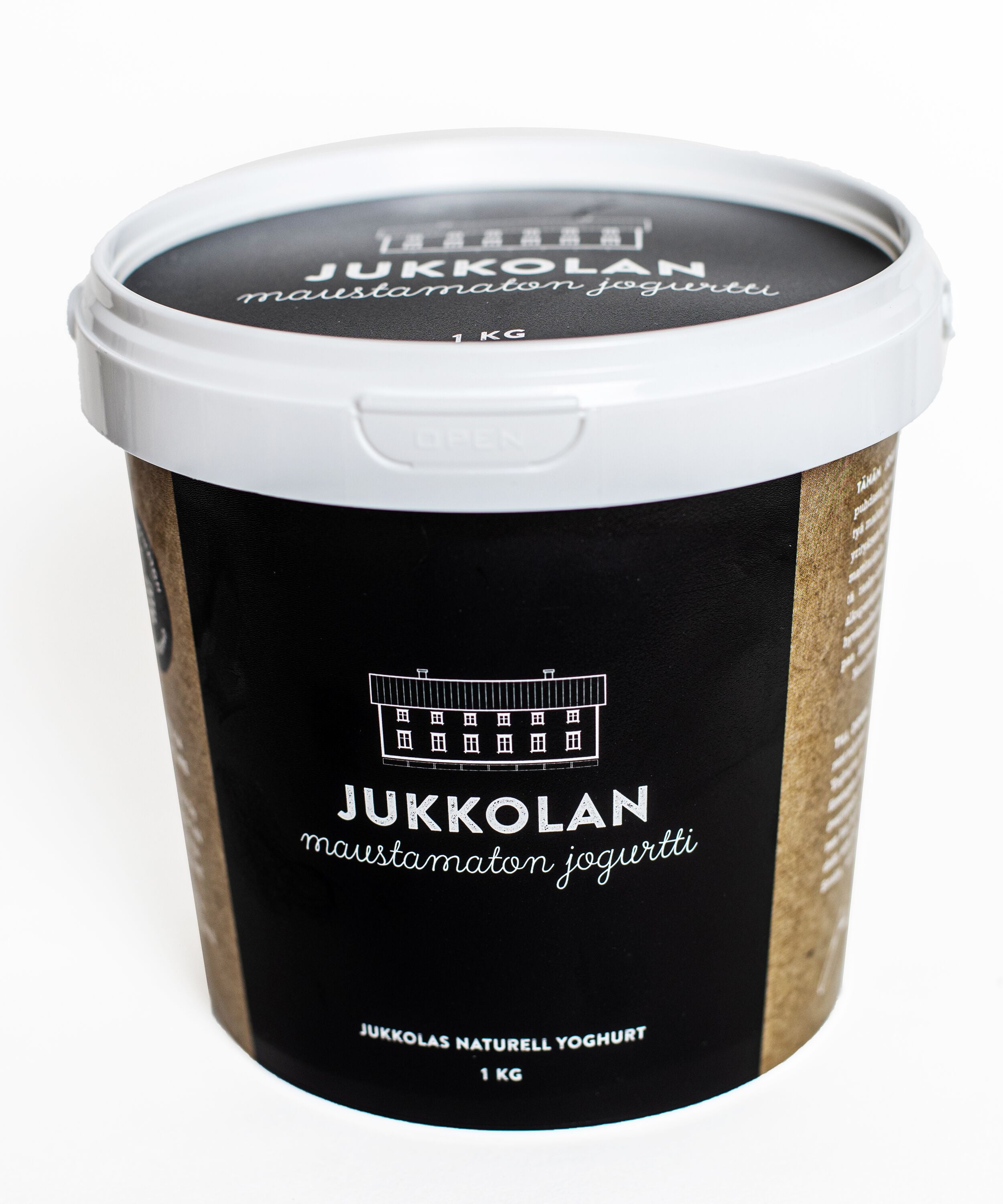 Jukkolan maustamaton jogurtti 1 kg