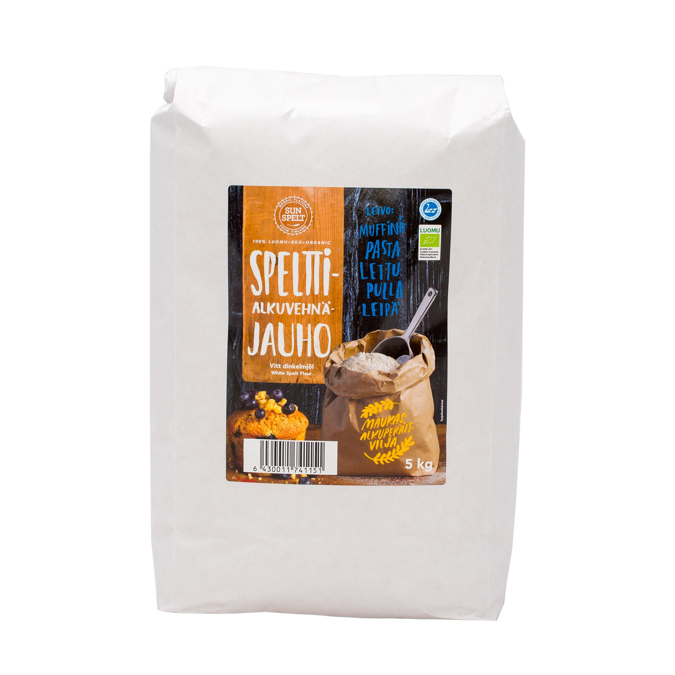 Sunspelt Luomuspeltti Alkuvehnäjauho 5kg