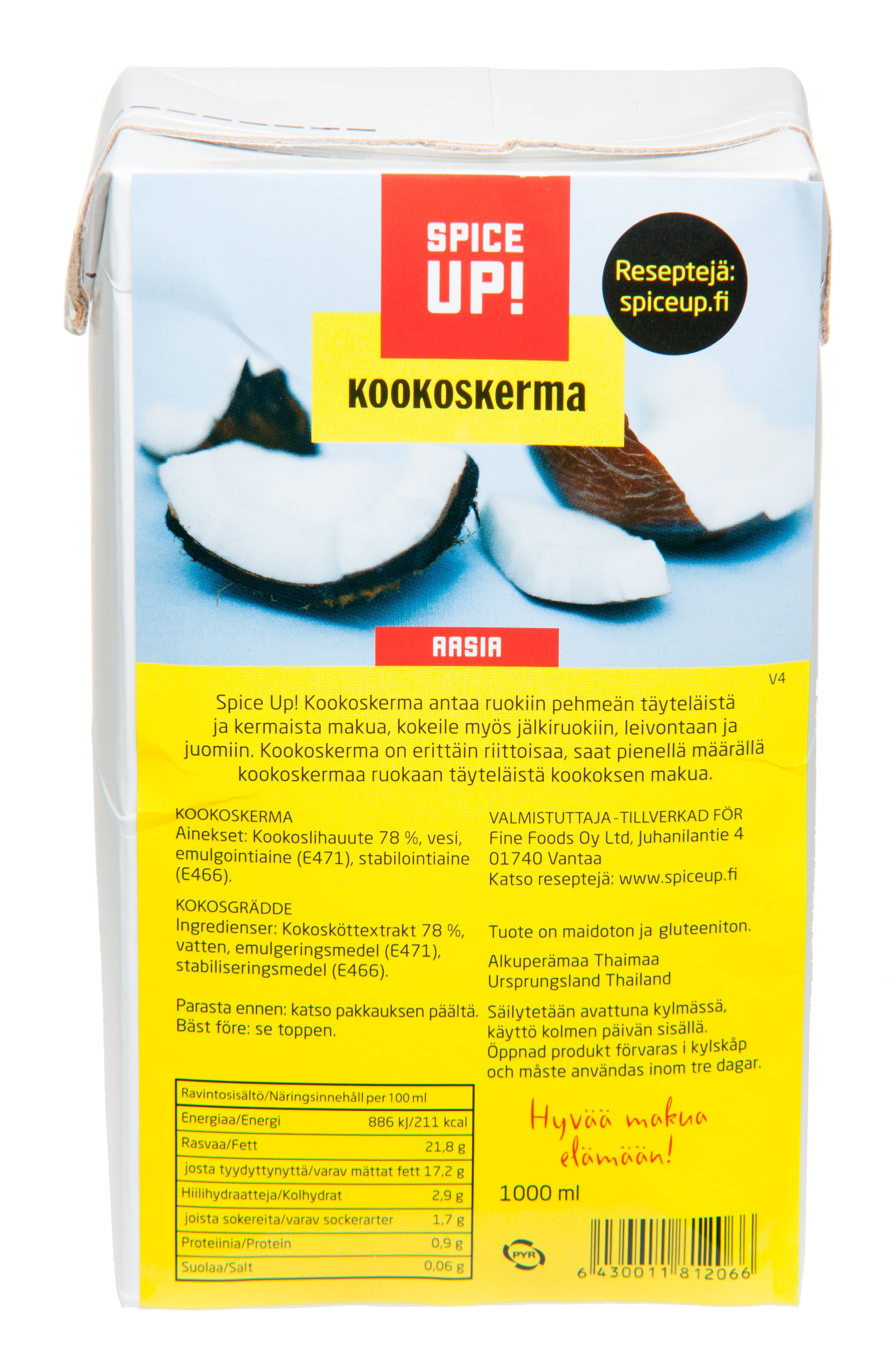 Spice Up! Kookoskerma 1000ml