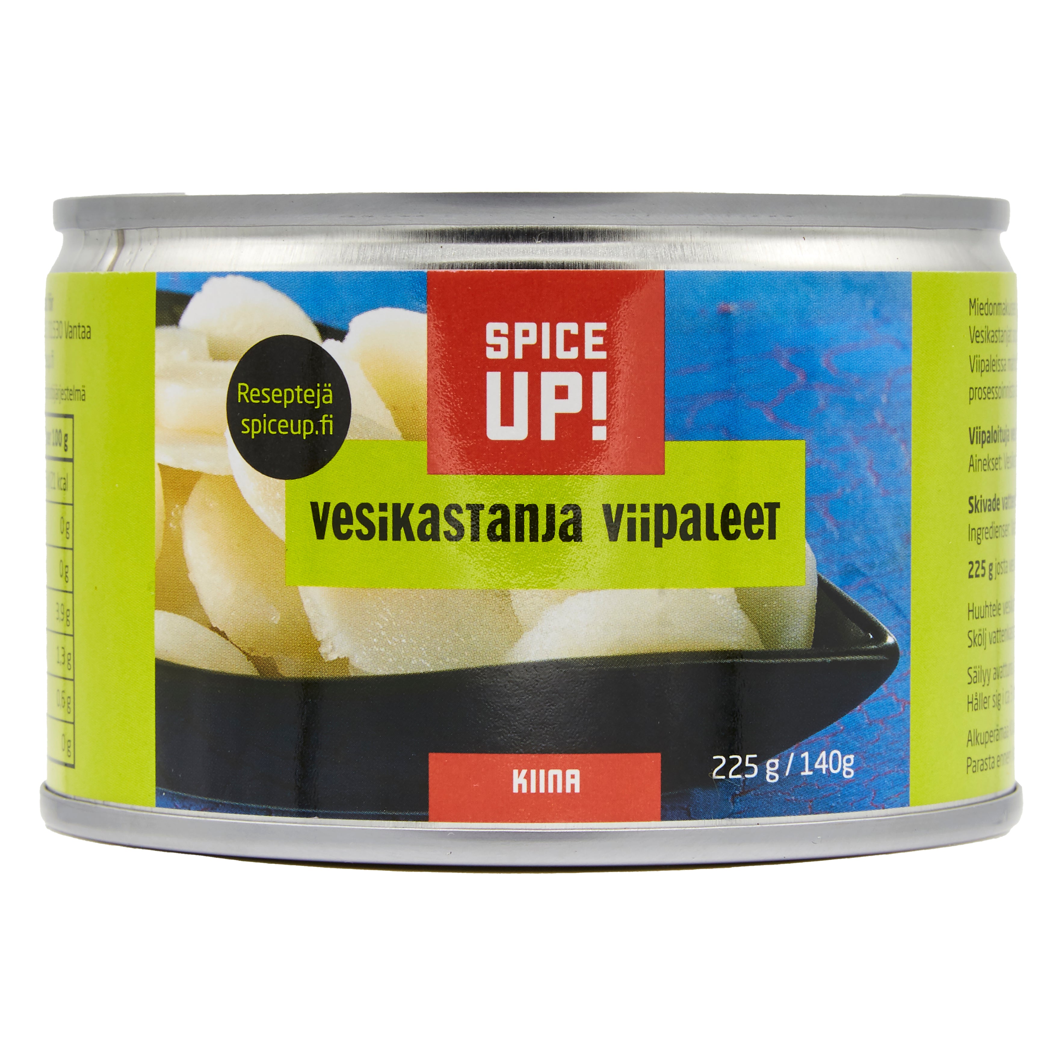 Spice Up! Vesikastanja viipaleet 225/140g