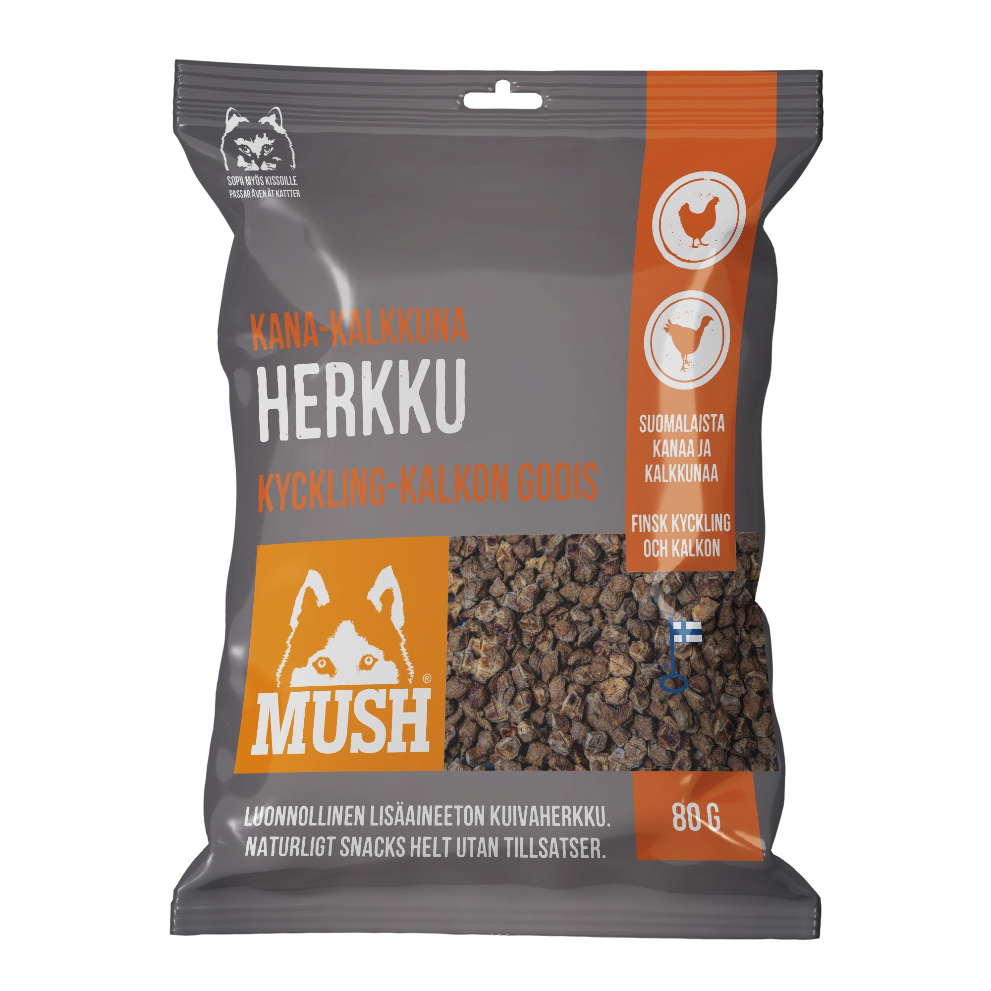 MUSH KANA-KALKKUNAHERKKU 80g