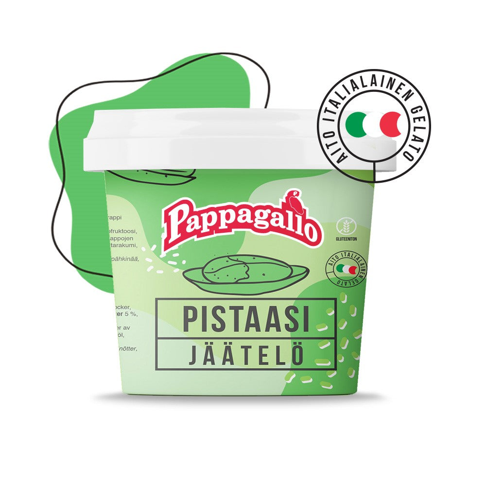 Pappagallo Pistaasijäätelö 0,5 l