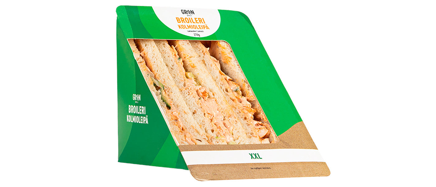 Greendeli Broileri XXL Kolmioleipä 270 g