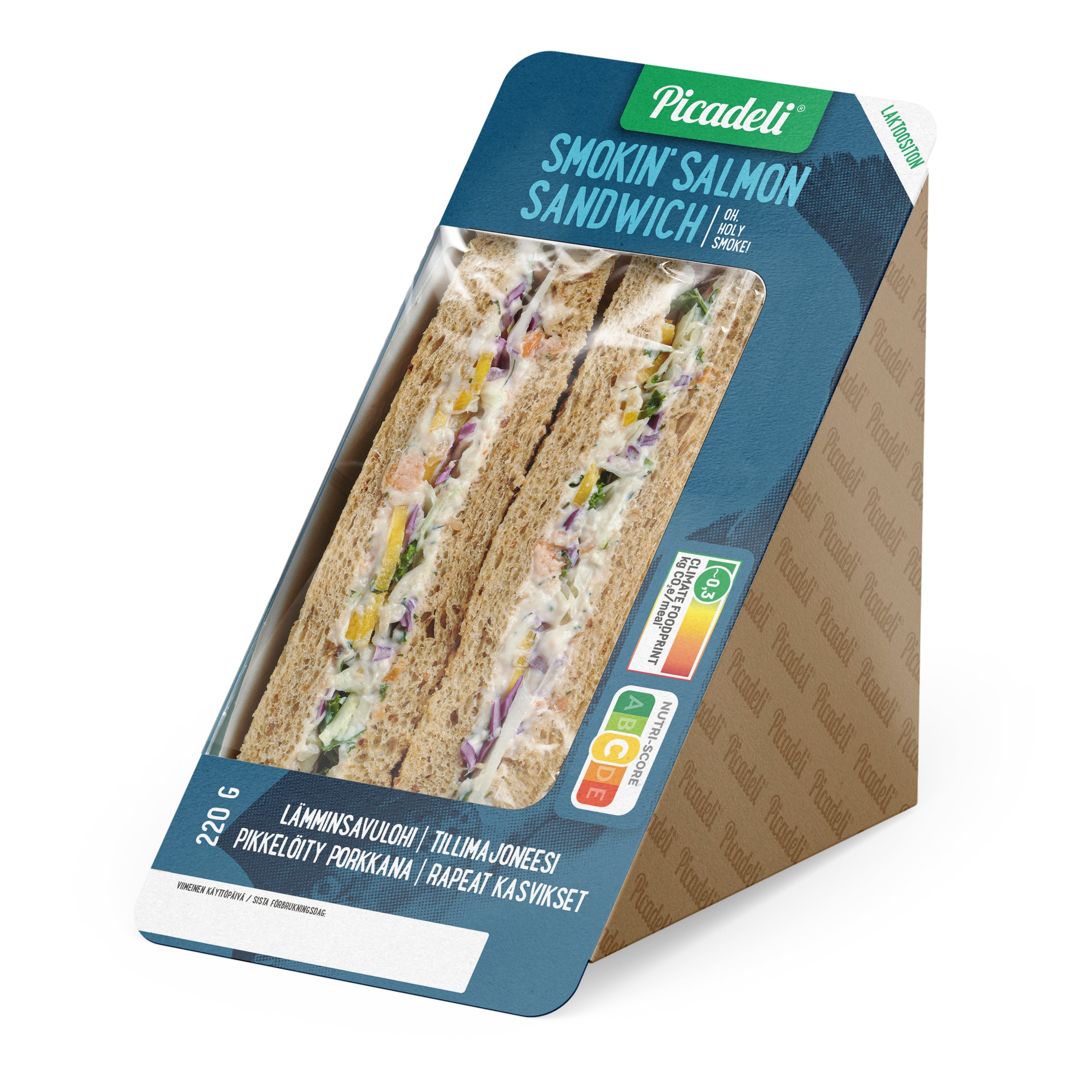Picadeli Smokin salmon sandwich 220g