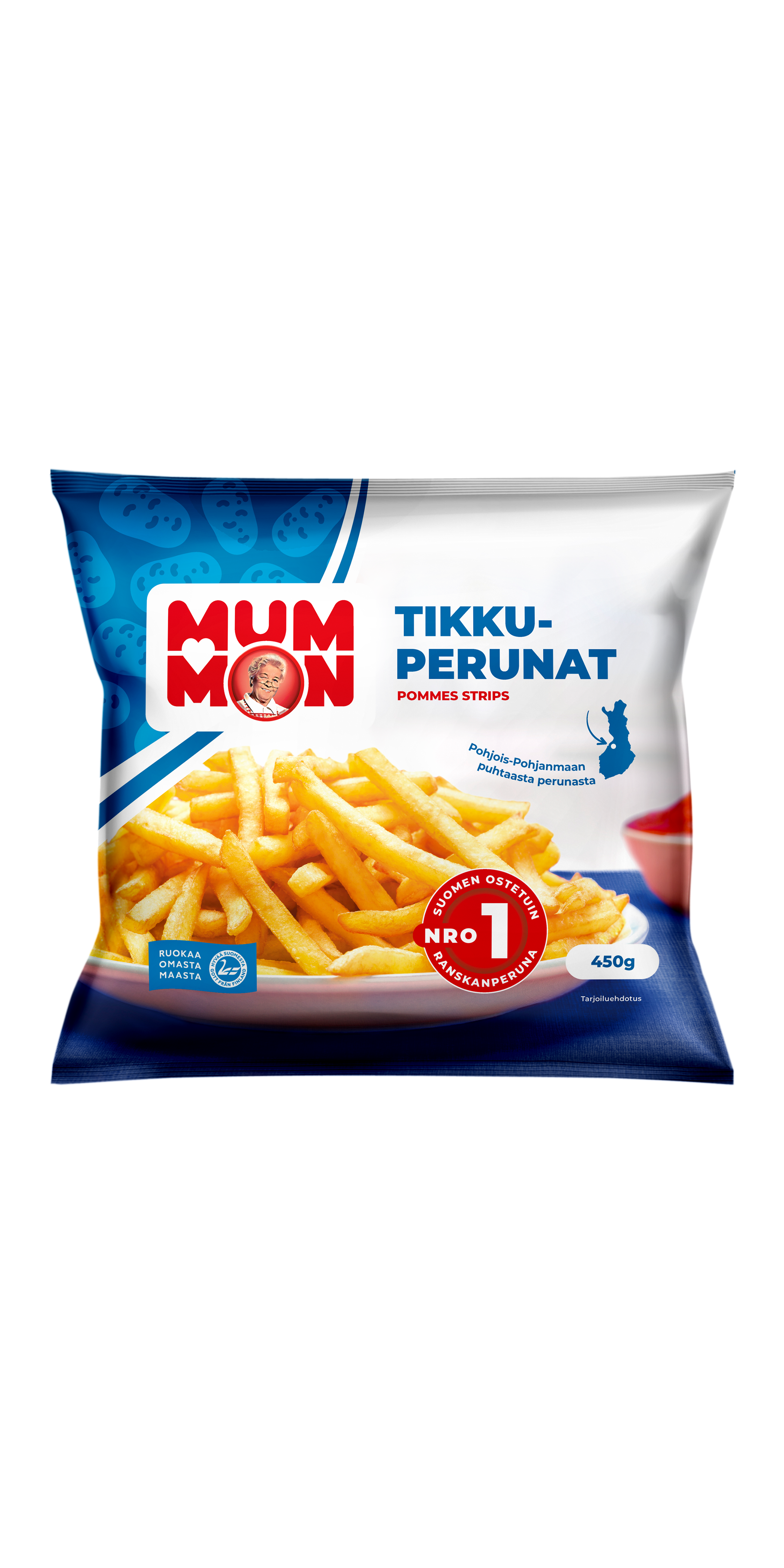Mummon 450 g Tikkuperunat, pakaste