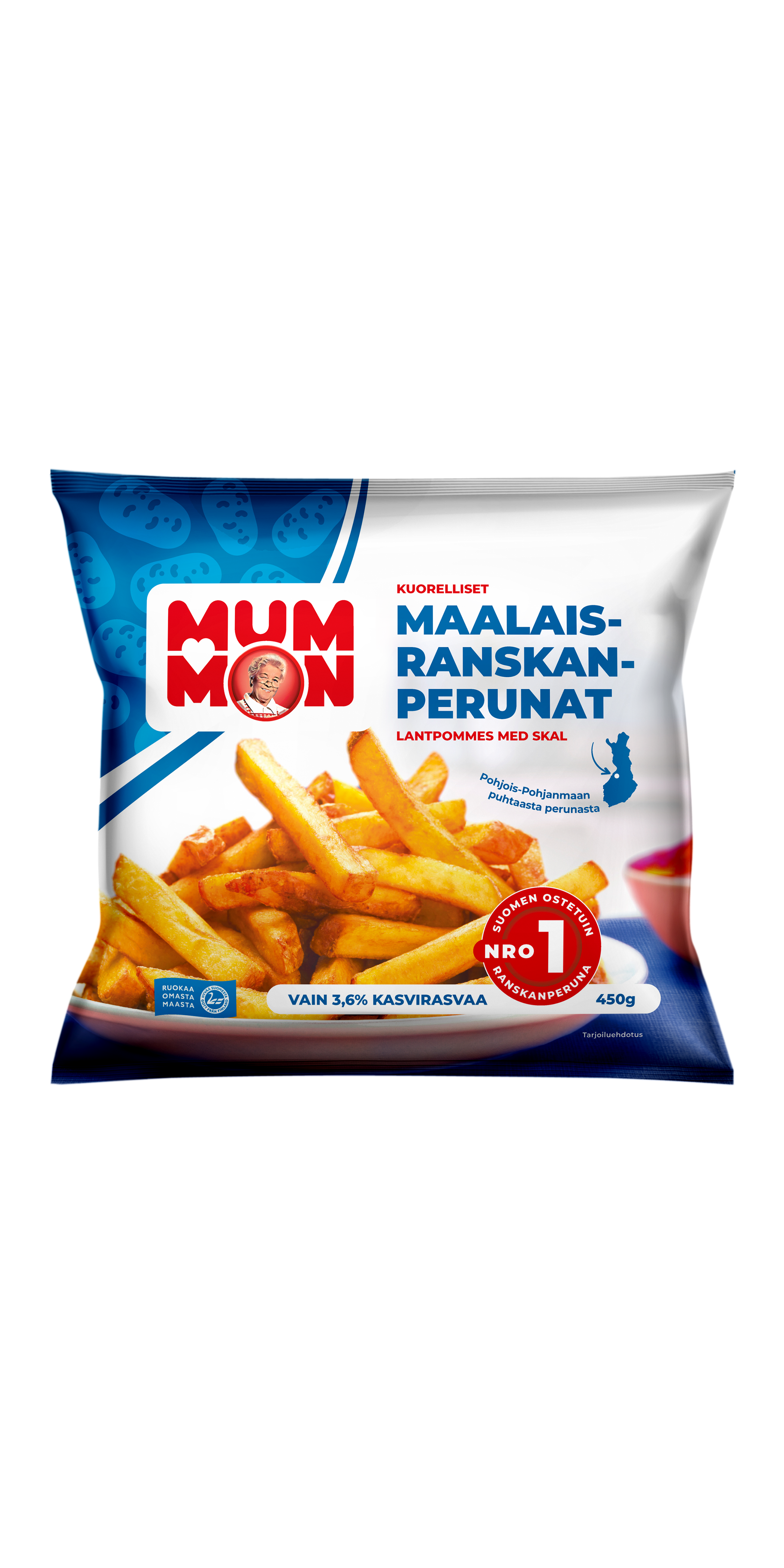 Mummon 450 g kuorelliset Maalaisranskanperunat, pakaste