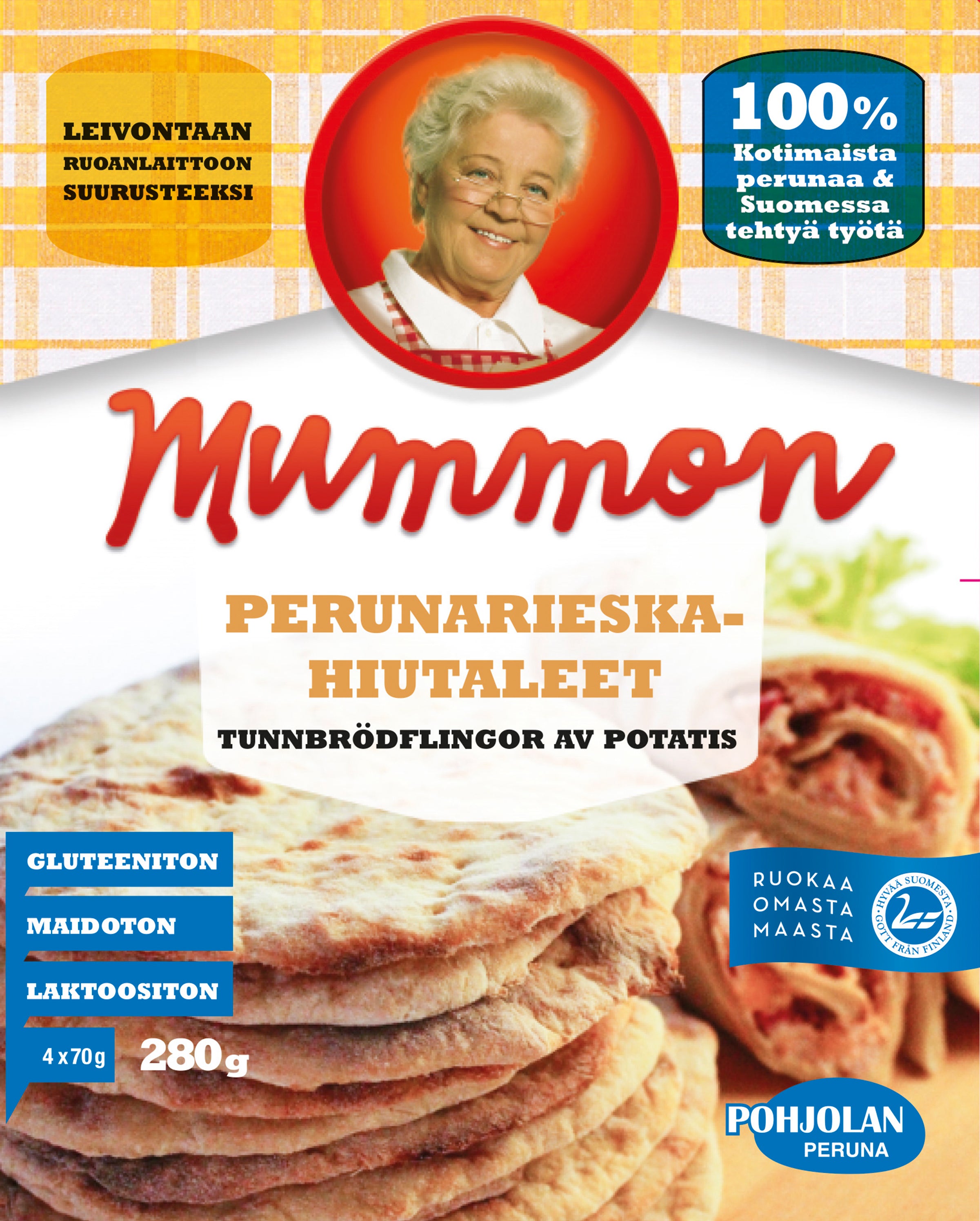 Mummon 280g perunarieskahiutale 4x70g