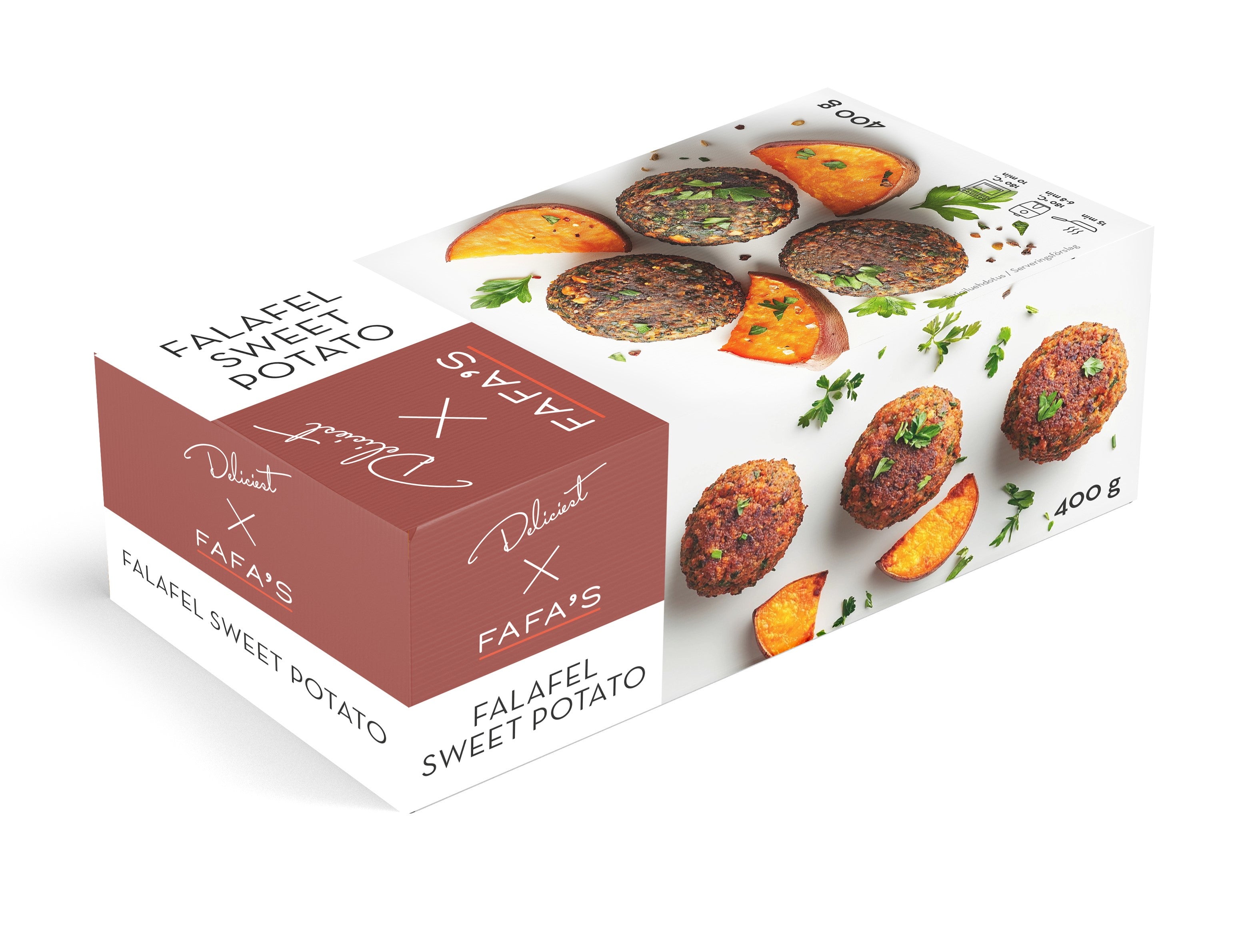 Patate douce falafel de Fafa 400 g pakaste