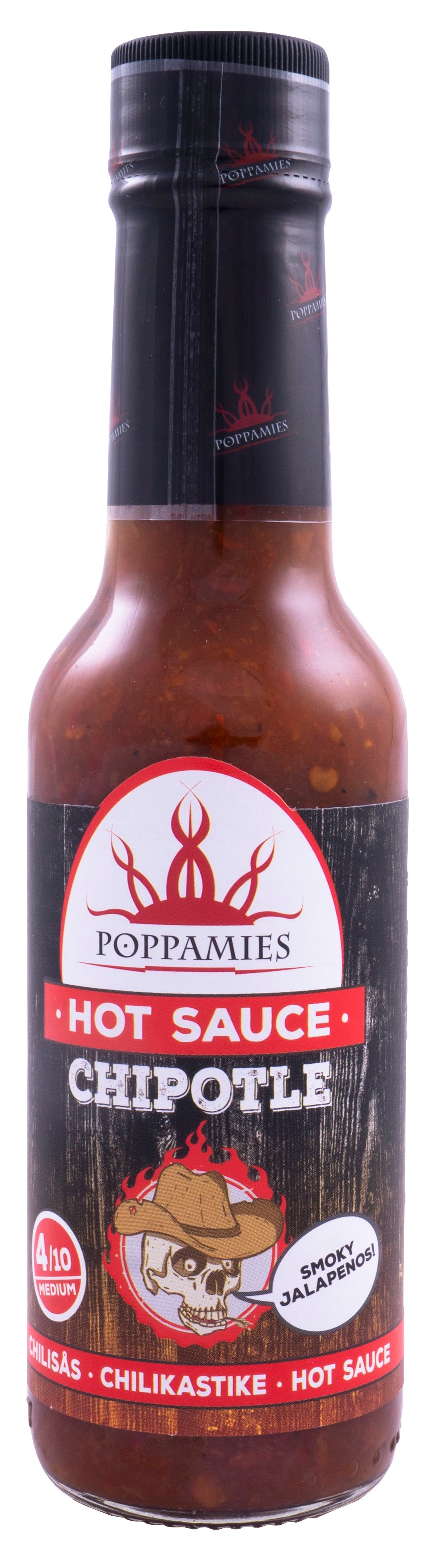 Sauce piquante Poppamies Chipotle 150 ml