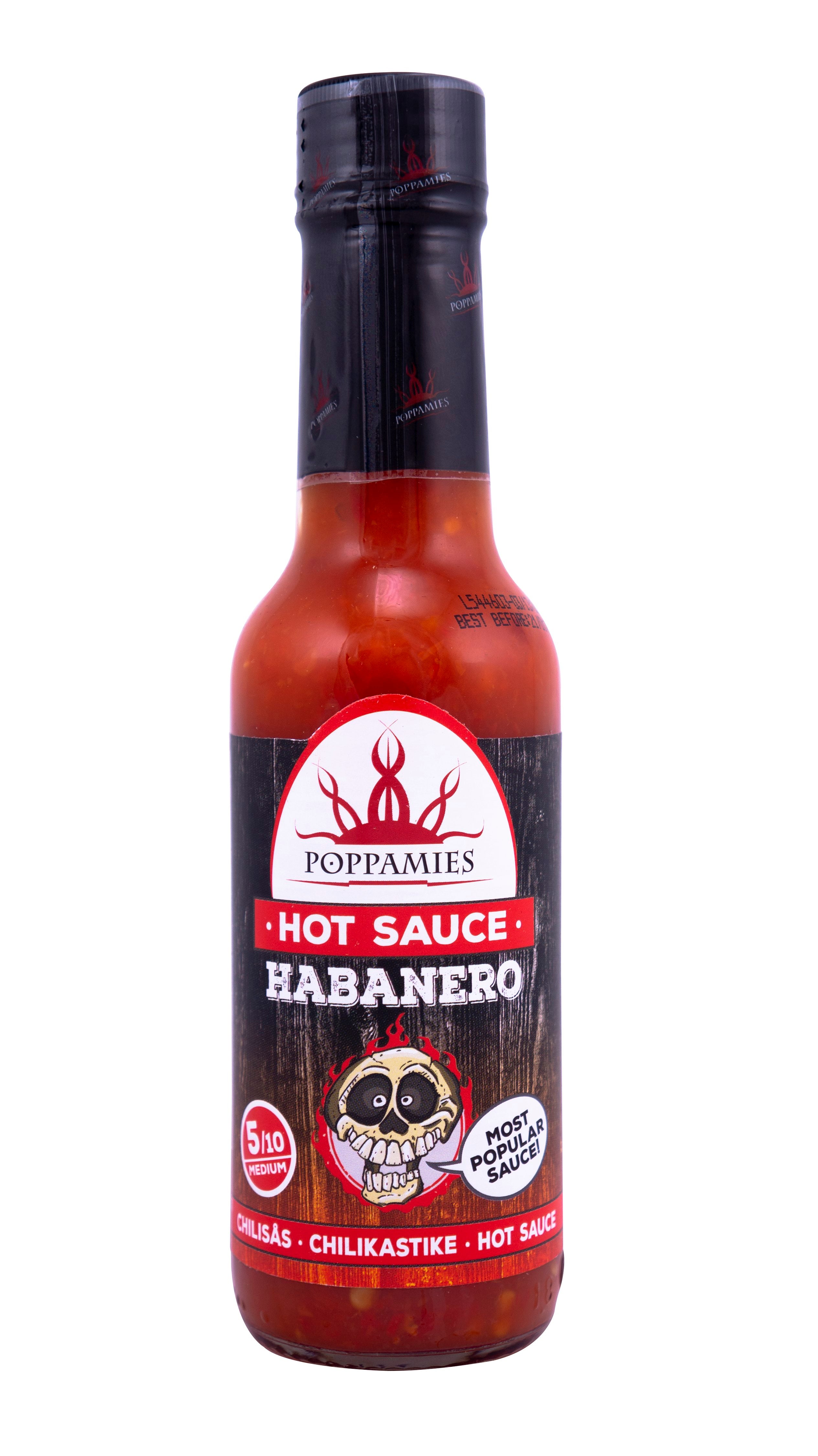 Poppamies Hot Sauce Habanero chilikastike 150ml