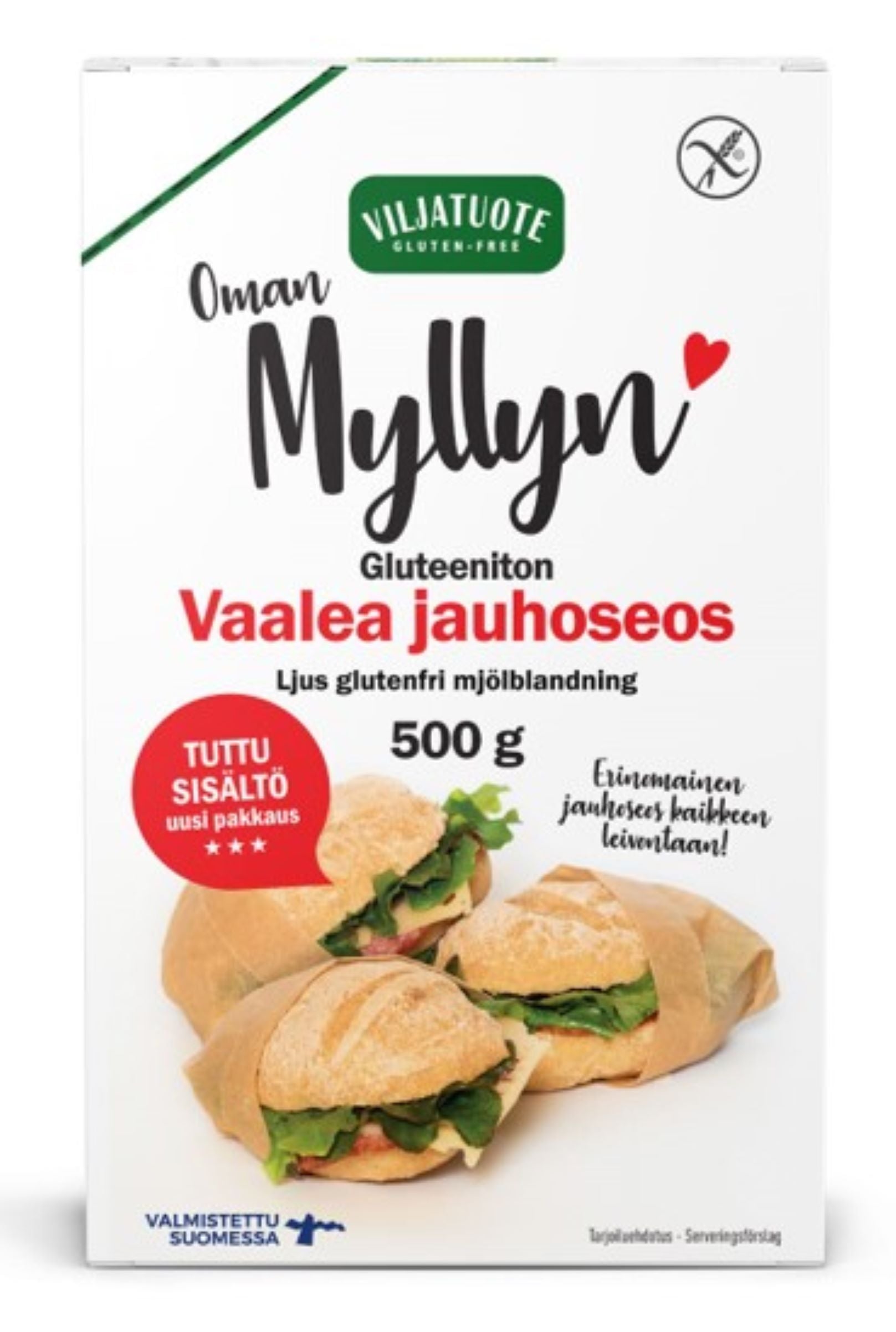 Virtasalmen Viljatuote Vaalea gluteeniton jauhoseos 500g
