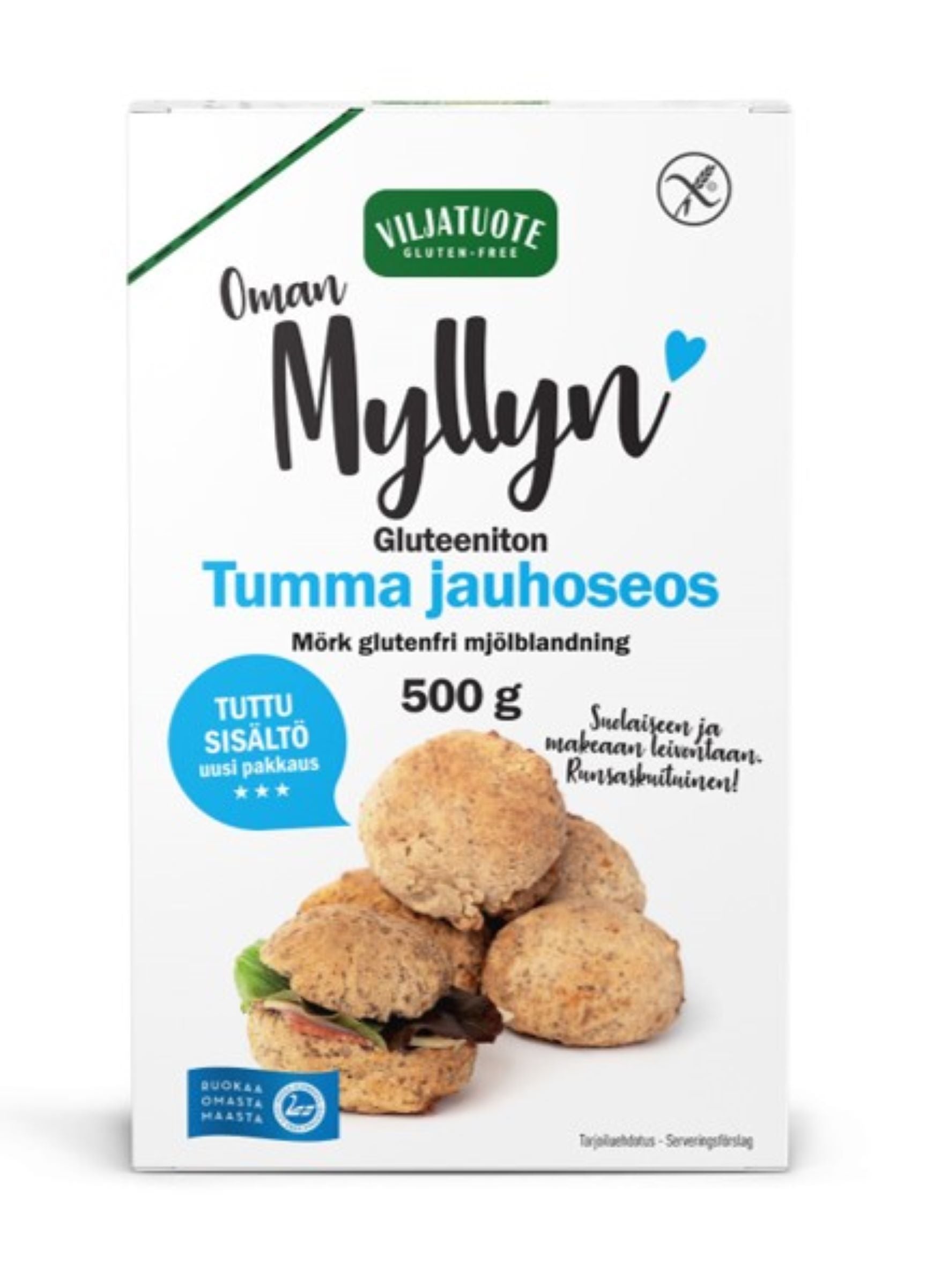 Virtasalmen Viljatuote Tumma gluteeniton jauhoseos 500g